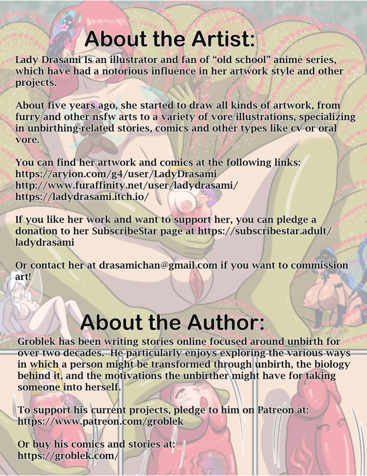 [LadyDrasami] Willow's Guide to Carnivorous Plantgirls Vol. 3: Sundews and Flypaper Traps