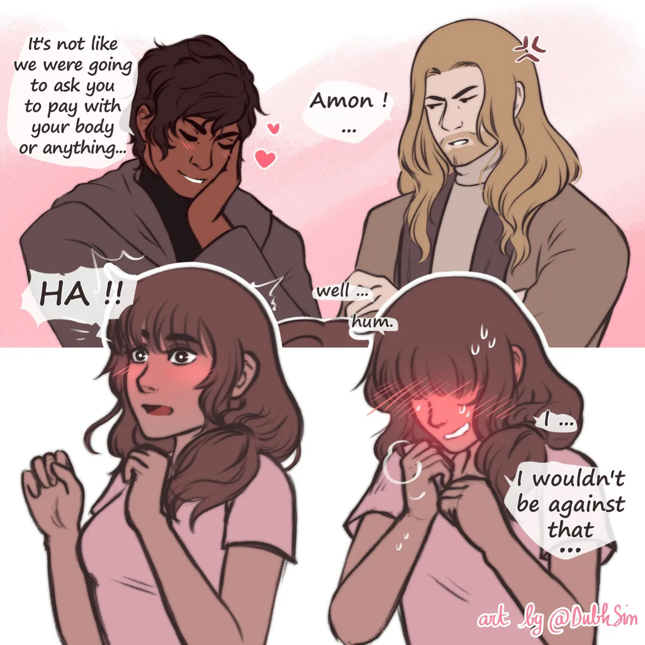 [Dubh] Saoirse, Raphael, and Amon