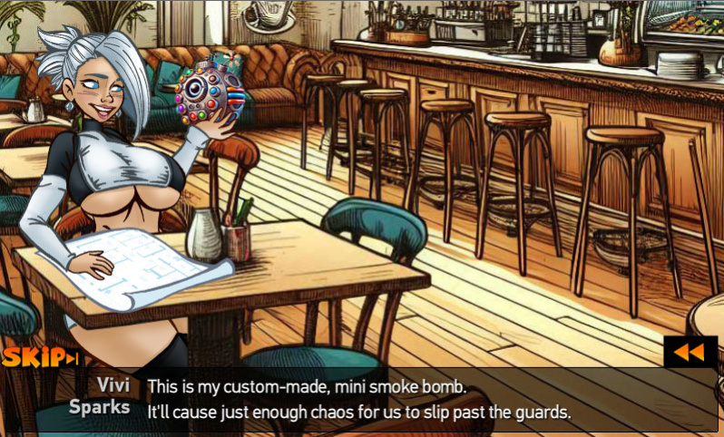 She Means Business game: Aurora's Story - Part 3 - The Heist