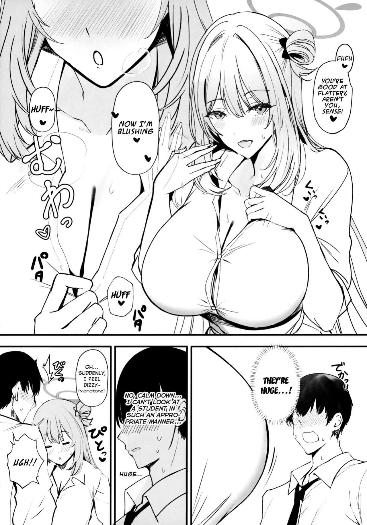 (C104) [Kuronishiki (Takaharu)] Koukando Saidai M Cup Dekapai Bisyoujo no Zenkoutei Ichaama Namahame Koubi de Sensei ga Kizetsu Suru Made Seishi Shibori Torareru Hon | Max Affection A Book in which Sensei Gets His Jizz Milked Until Passing Out From Fully 