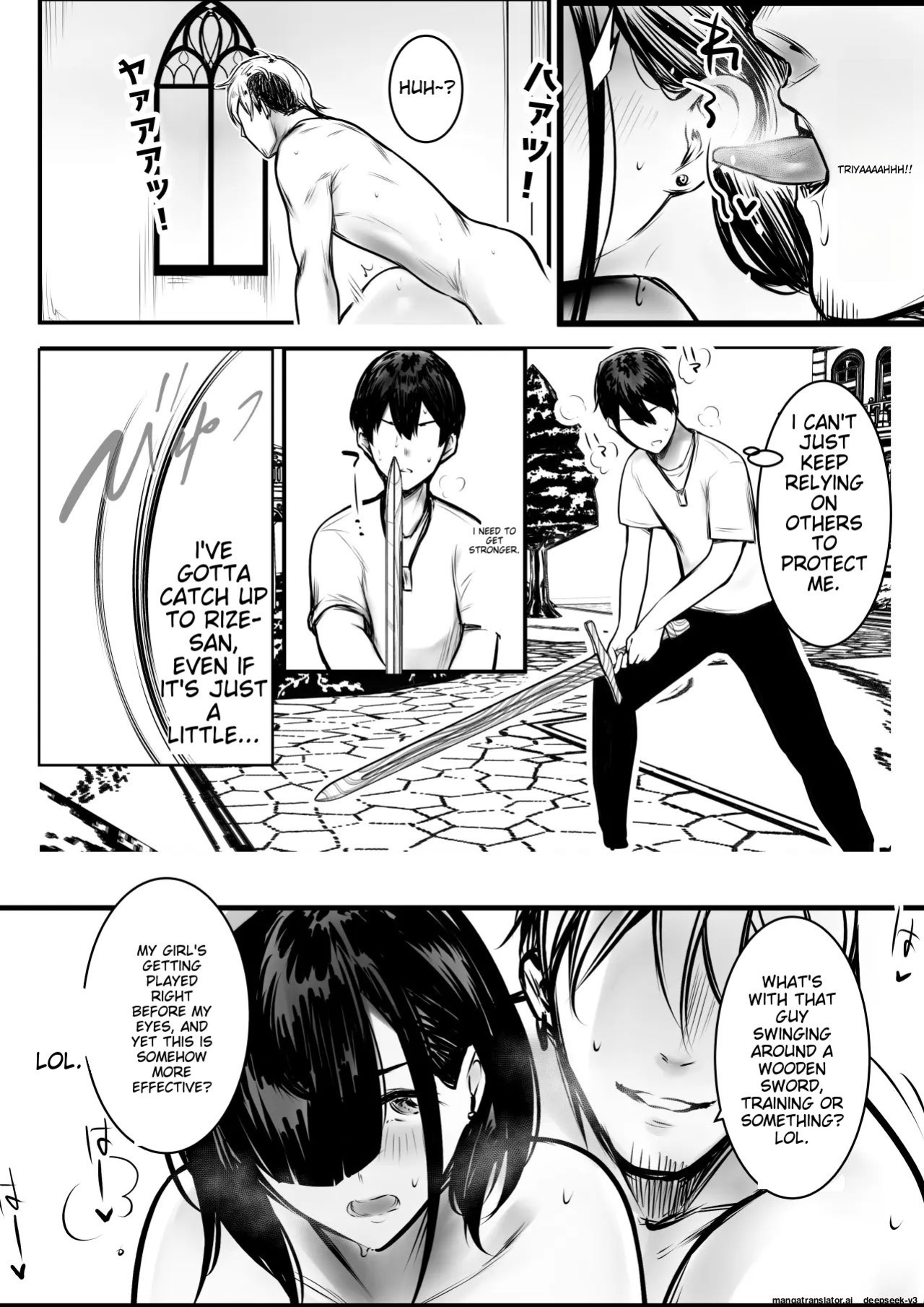 [Akirerushoujo (Akire)] Onna Kishi Rize wa Koyoi mo Maotoko ni Dakareru 3