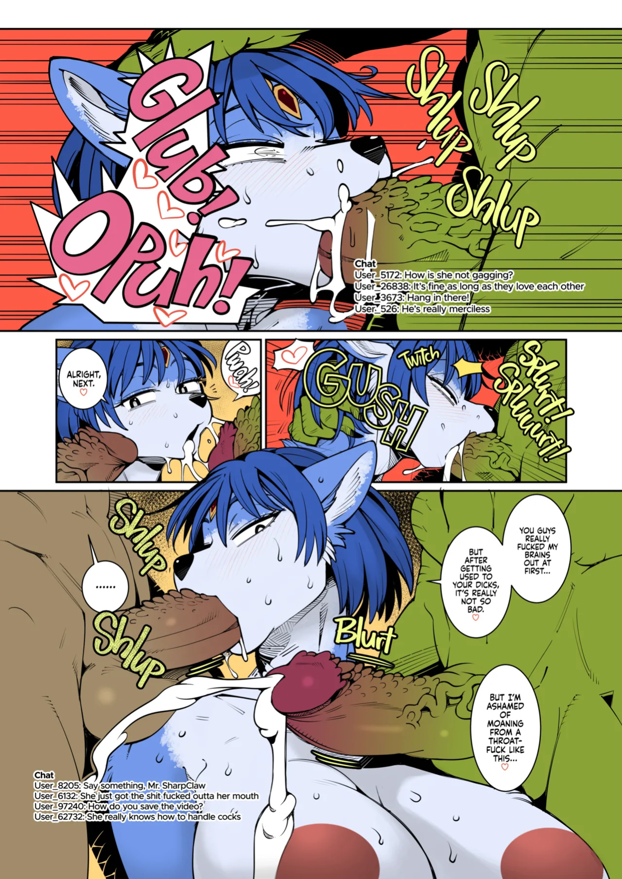 [Kemono Ekaki no Kousoku 2 (Sindoll)] Brutal Immoral Krystal (Star Fox) Colored