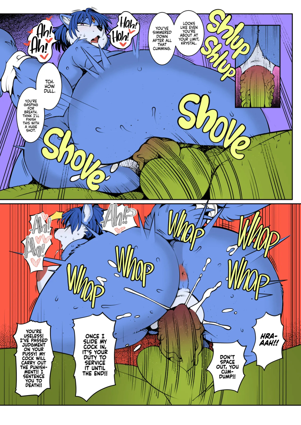 [Kemono Ekaki no Kousoku 2 (Sindoll)] Brutal Immoral Krystal (Star Fox) Colored