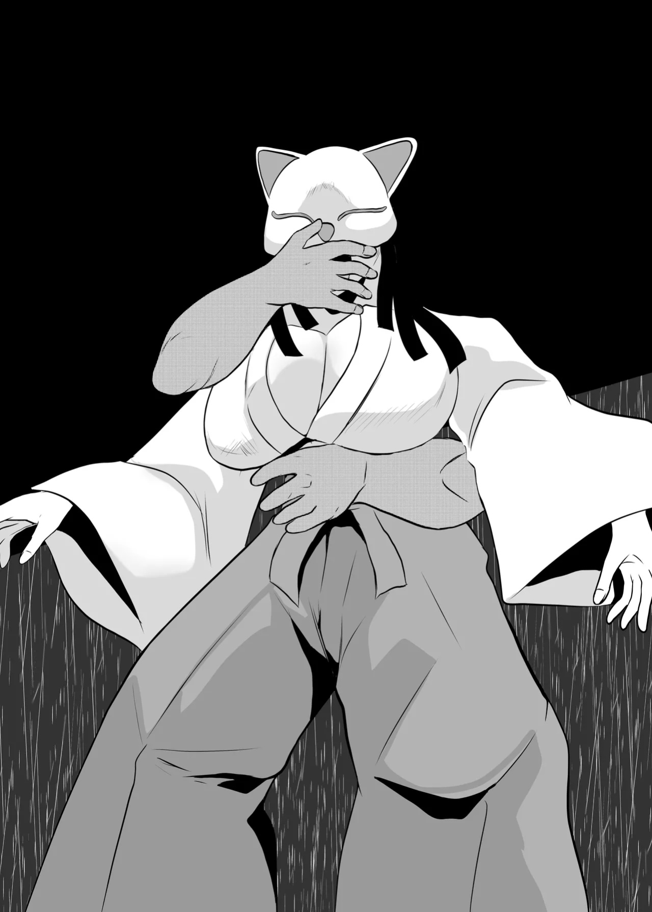 [Chikuwa-kai (Fuyutsuki)] Inshuu-mura Tai Tanetsuke Oji-san | Traditional Village vs The Mating Man [sakurei]