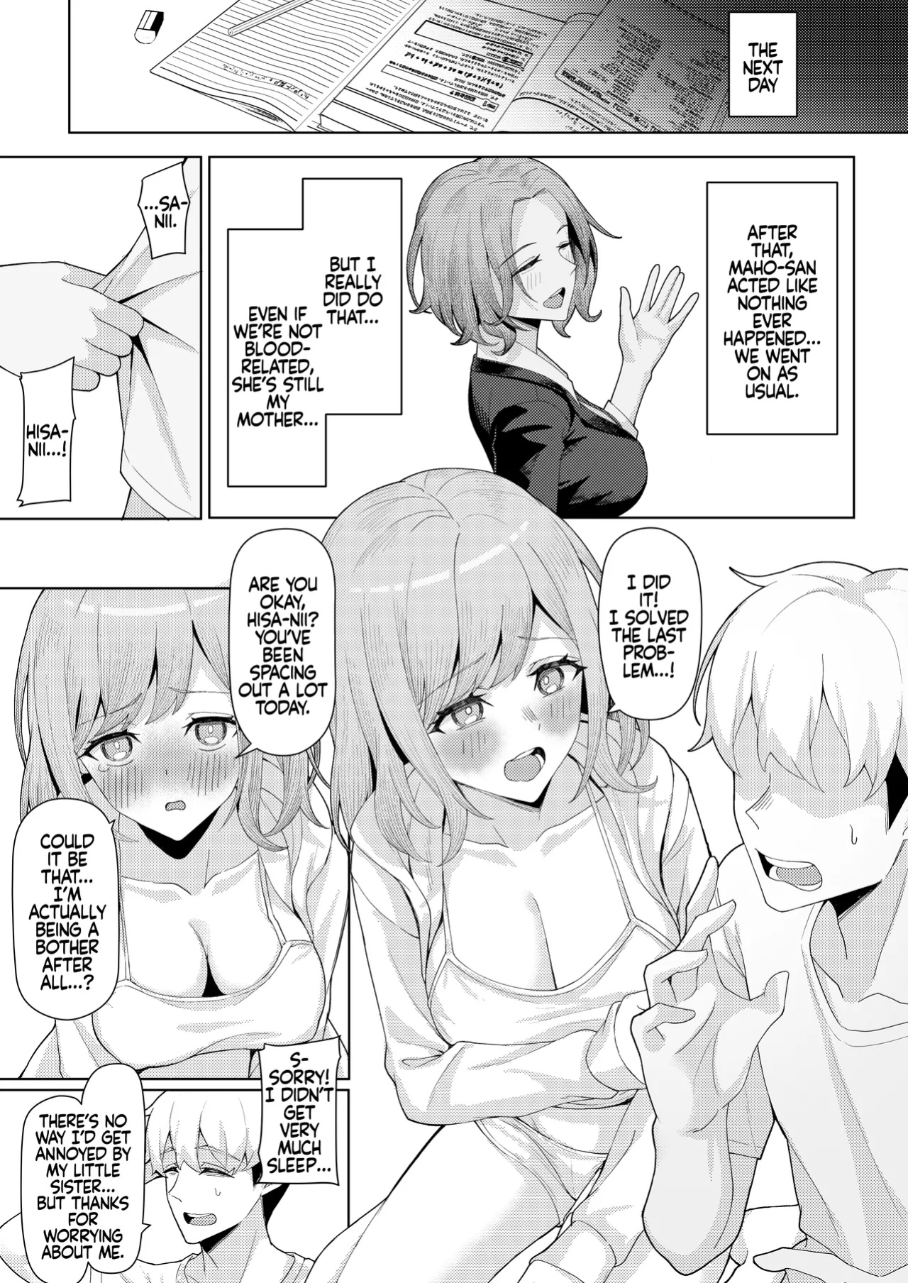 [Kamatsuka (Kamatsuka)] Chichi no Saikon de Doukyo suru Koto ni Natta Gibo no Gijou Shimai to Kawarugawaru Sex shite shimatta Hon | Living with My Stepmom and Stepsisters After Dad's Remarriage and Having Sex with Them All