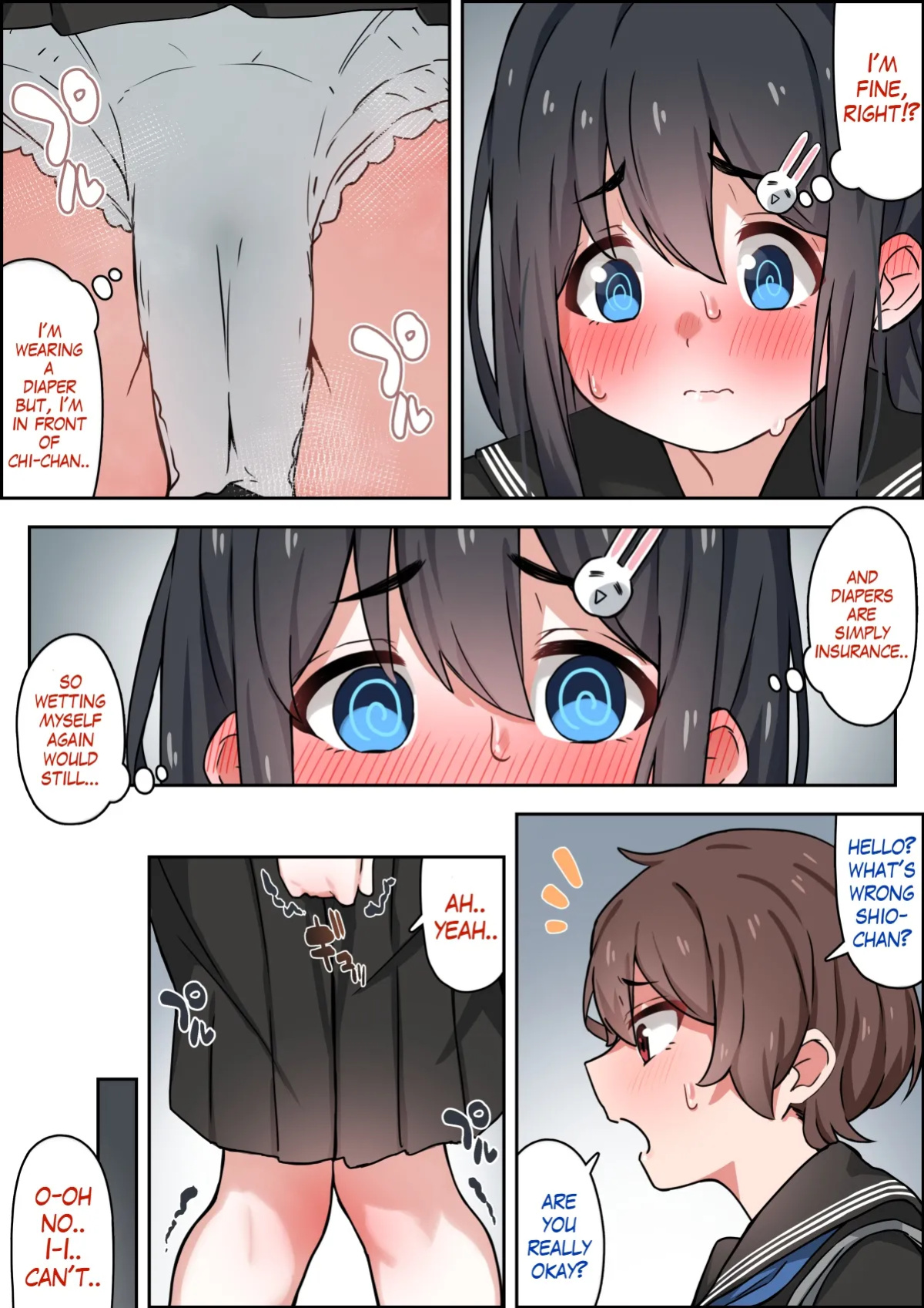 [Shimetsuki Tanki] Walking back home in the winter with my childhood friend