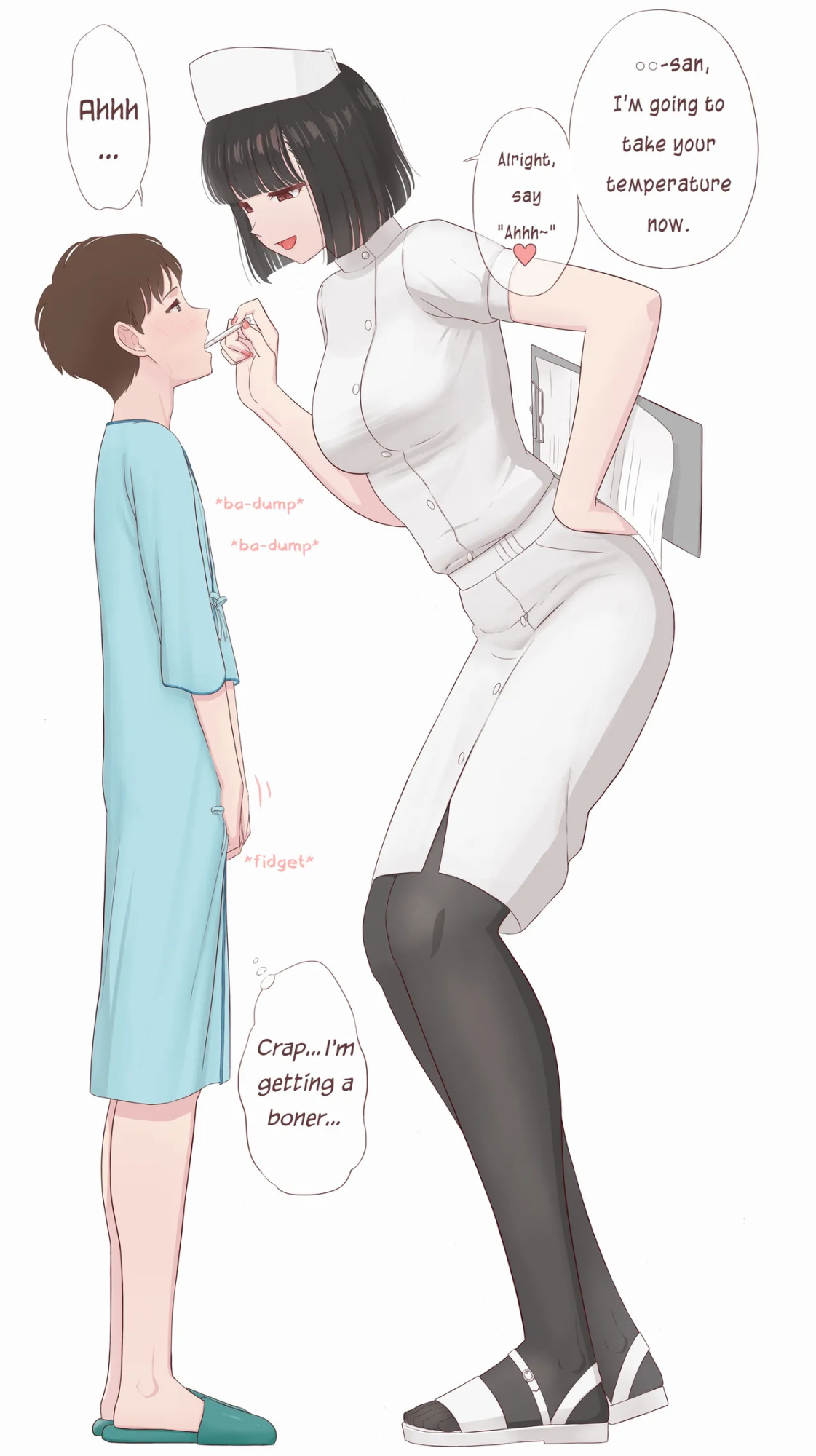 [Mizuno] Choushin Nurse-san Manga | Tall Nurse Manga