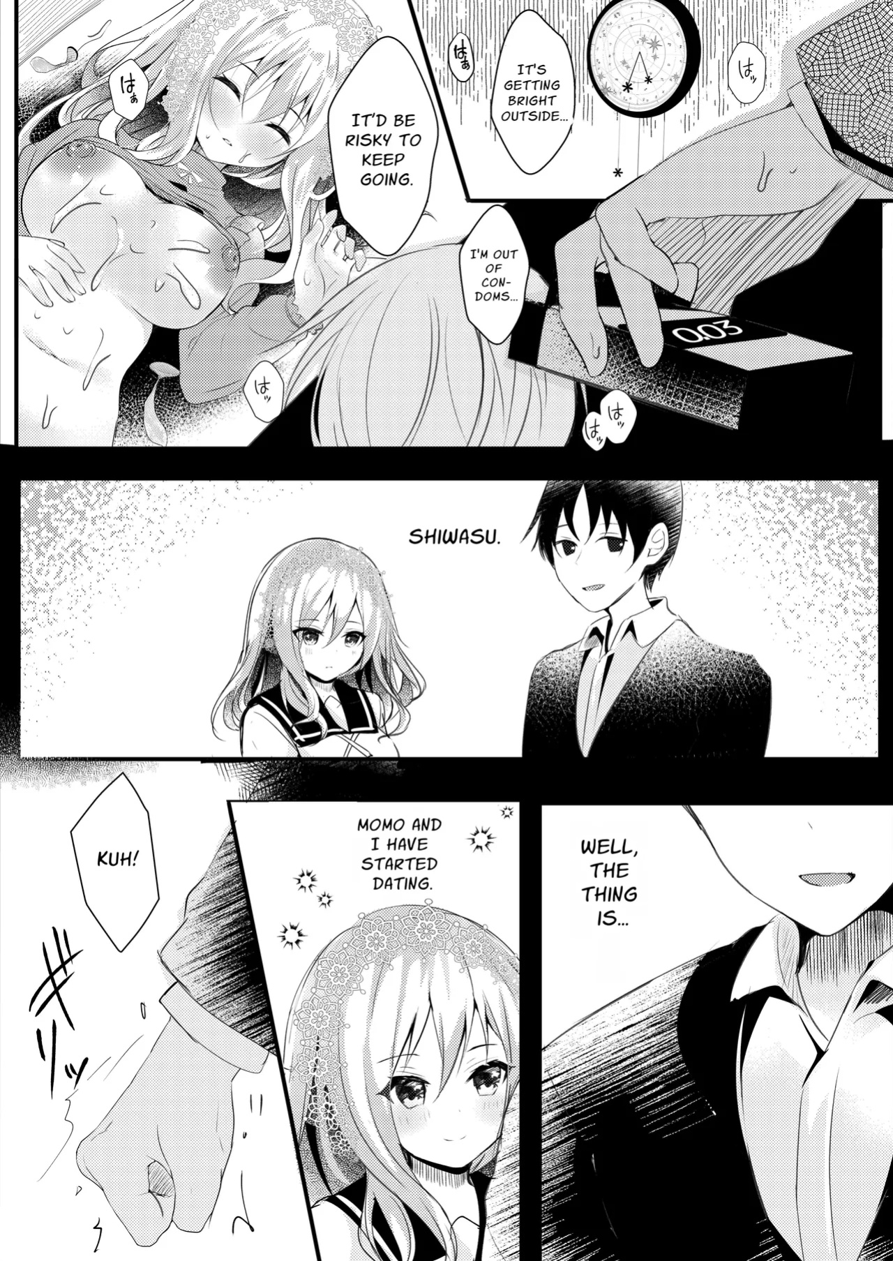 [Rocomani (Manatsu Roco)] Tomodachi no Kanojo ga Eroi node Neteru Uchi ni Netoru | My Friend's Girlfriend Is Erotic, So I Cucked Them While She Slept [nasmas]