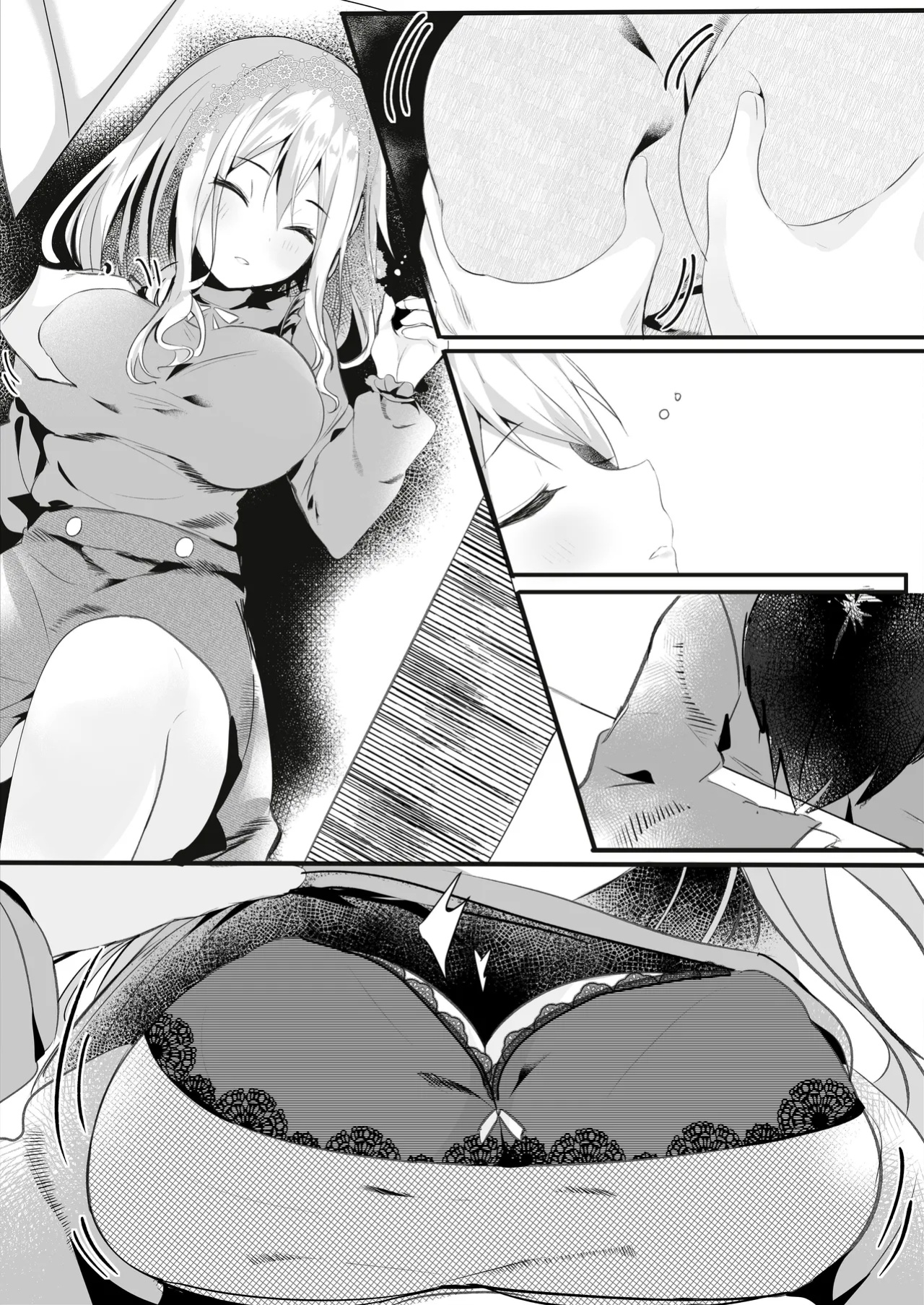[Rocomani (Manatsu Roco)] Tomodachi no Kanojo ga Eroi node Neteru Uchi ni Netoru | My Friend's Girlfriend Is Erotic, So I Cucked Them While She Slept [nasmas]
