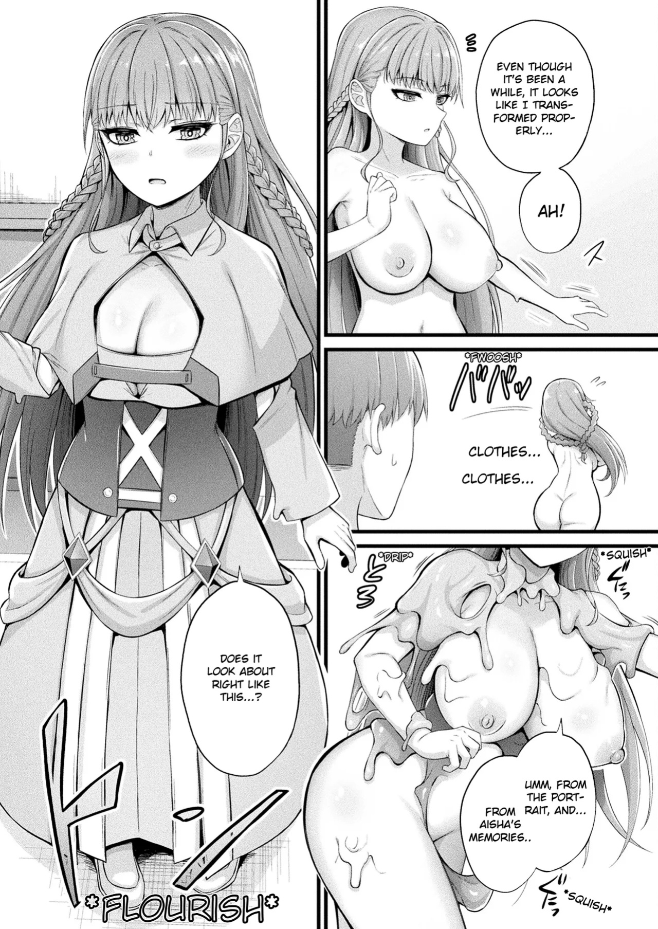 [Naitou Kirara] Slime Girl Meruru's Sexy Job - Episode 1 (COMIC Unreal 2025-04 Vol. 114)