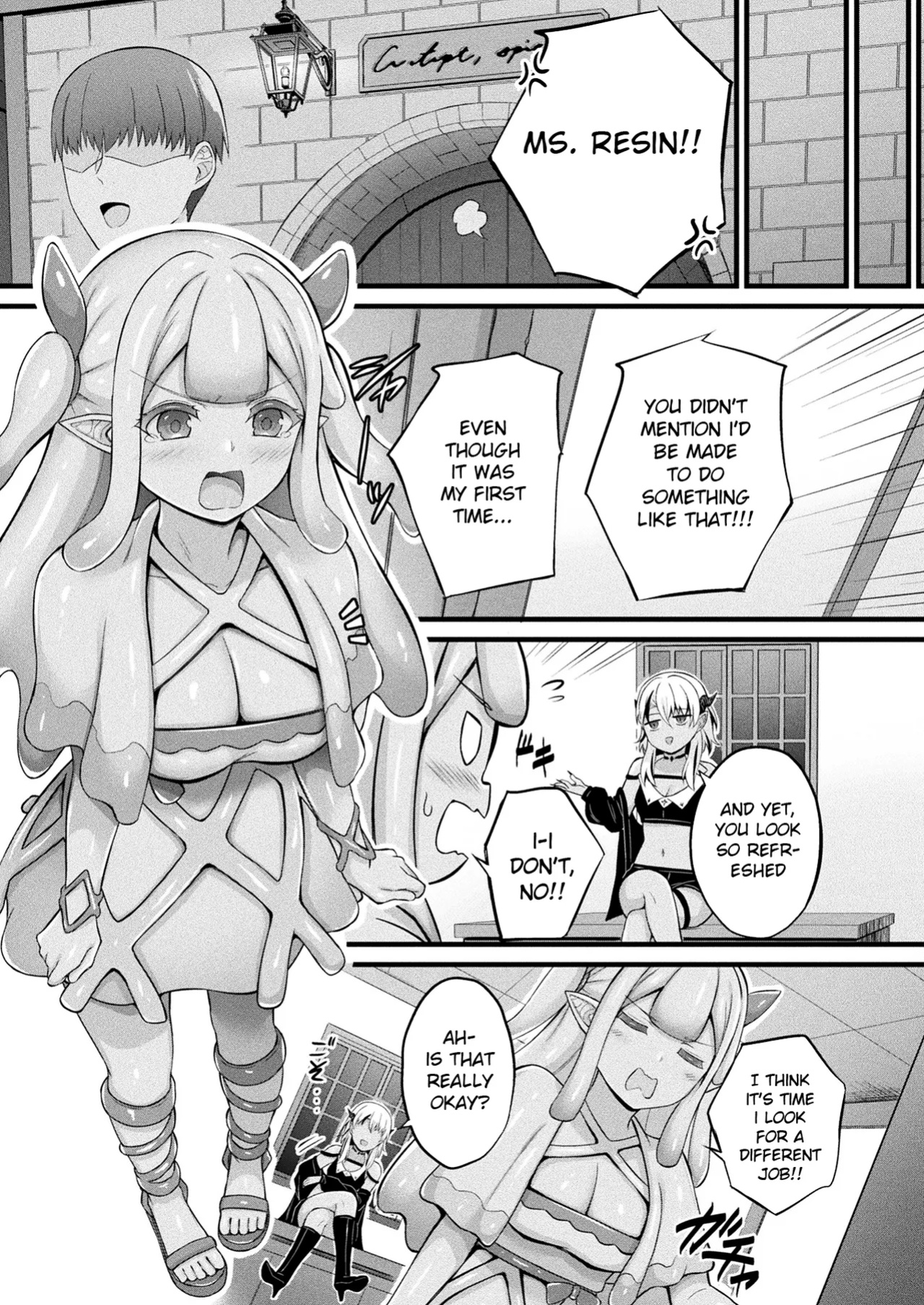 [Naitou Kirara] Slime Girl Meruru's Sexy Job - Episode 1 (COMIC Unreal 2025-04 Vol. 114)