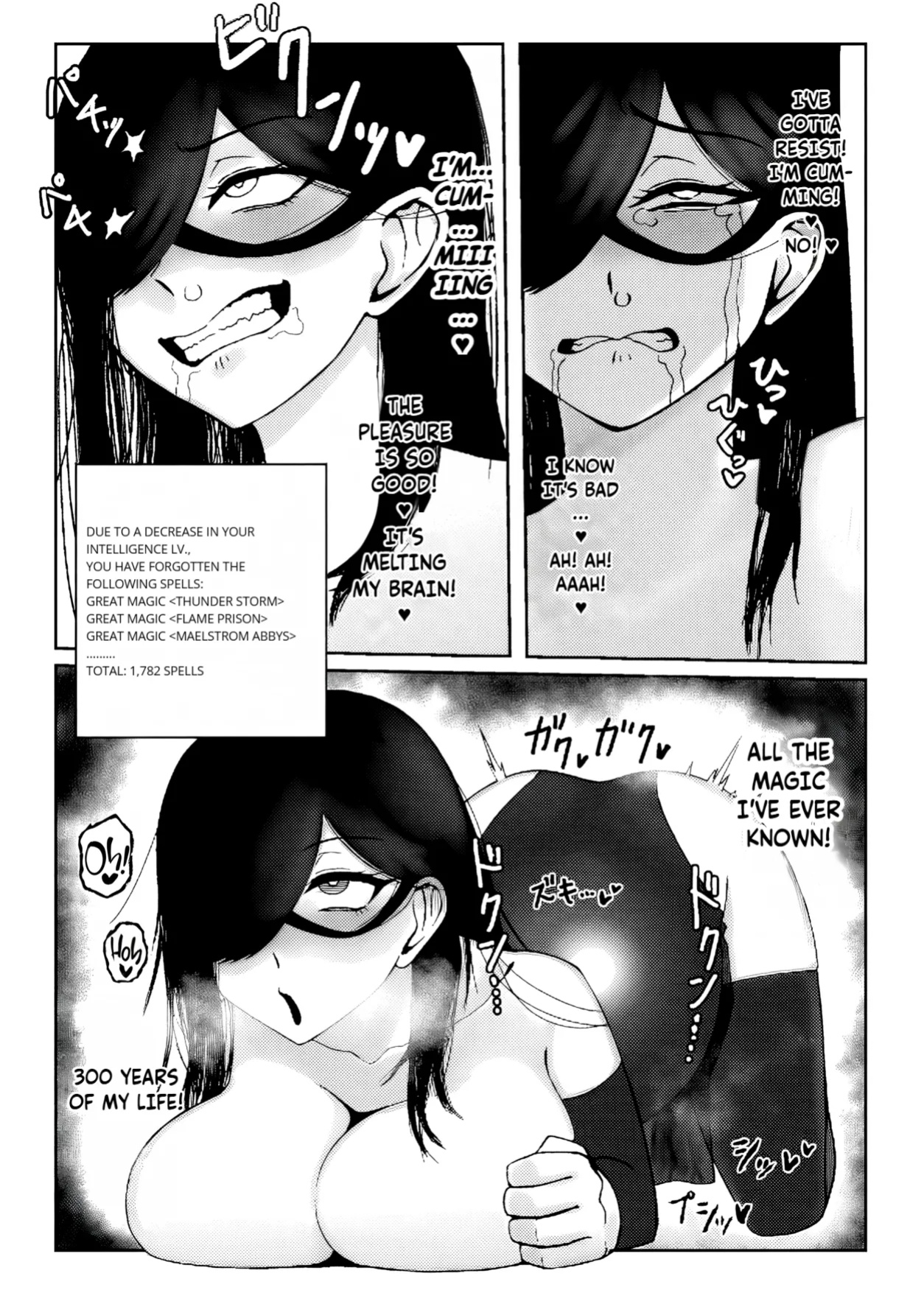[HitoMi (Dai Kyuu Ibutsu Orange)] Majo ga Shokushuu to Mushi ni Kisei Sarete Shikyuu to Jinsei o Mechakucha ni Sareru Hanashi | A story of a witch infected by tentacles and bugs and how they seriously messed up her womb and life! [Fallen Games]