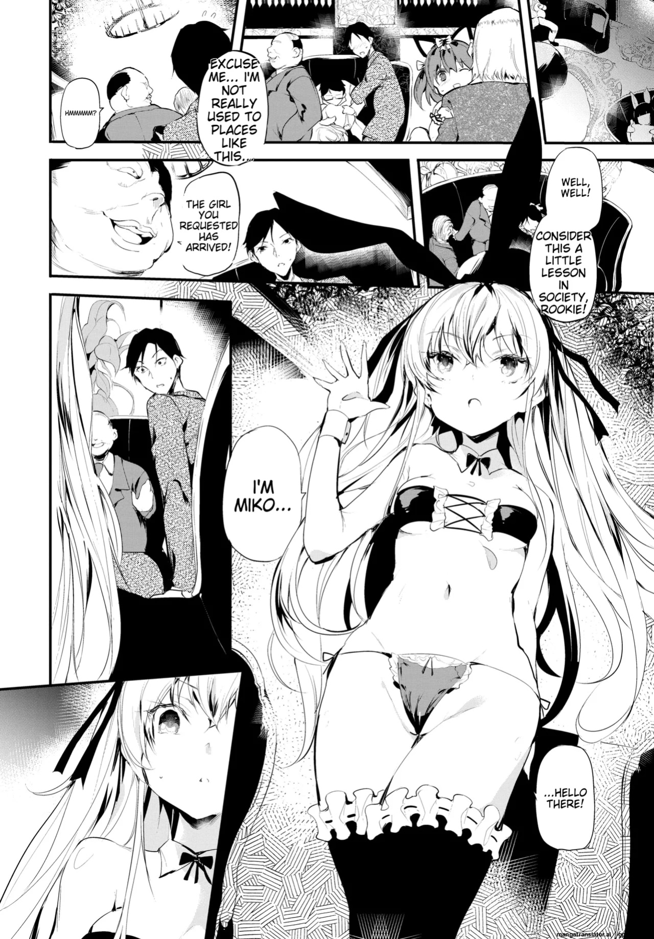 [Ushiro Muki] Abaraya no Onnanoko-tachi - Girls in miserable shack (COMIC BAVEL 2022-01) [MTL]