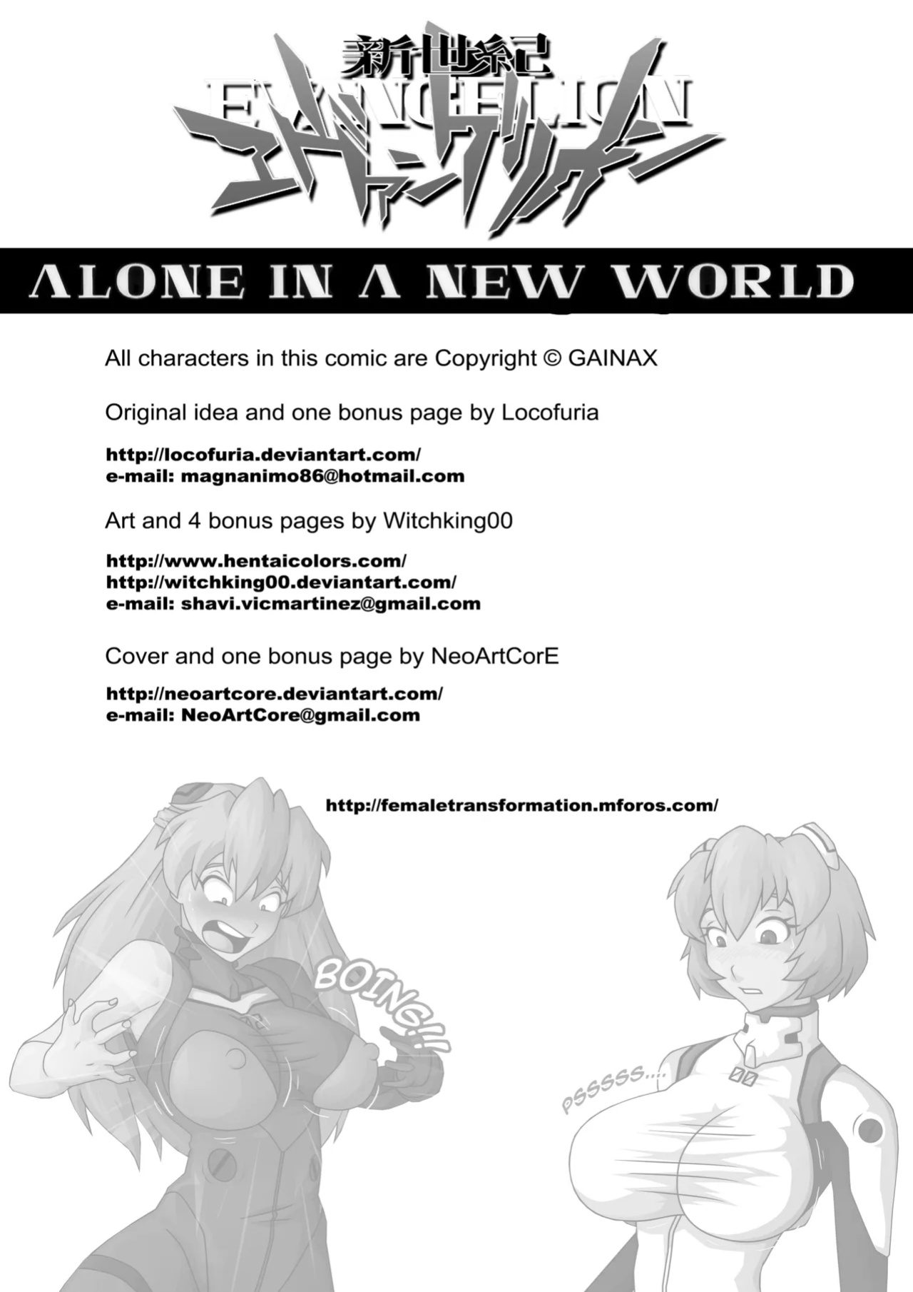 [Locofuria, Witchking00] Alone In A New World (Neon Genesis Evangelion)
