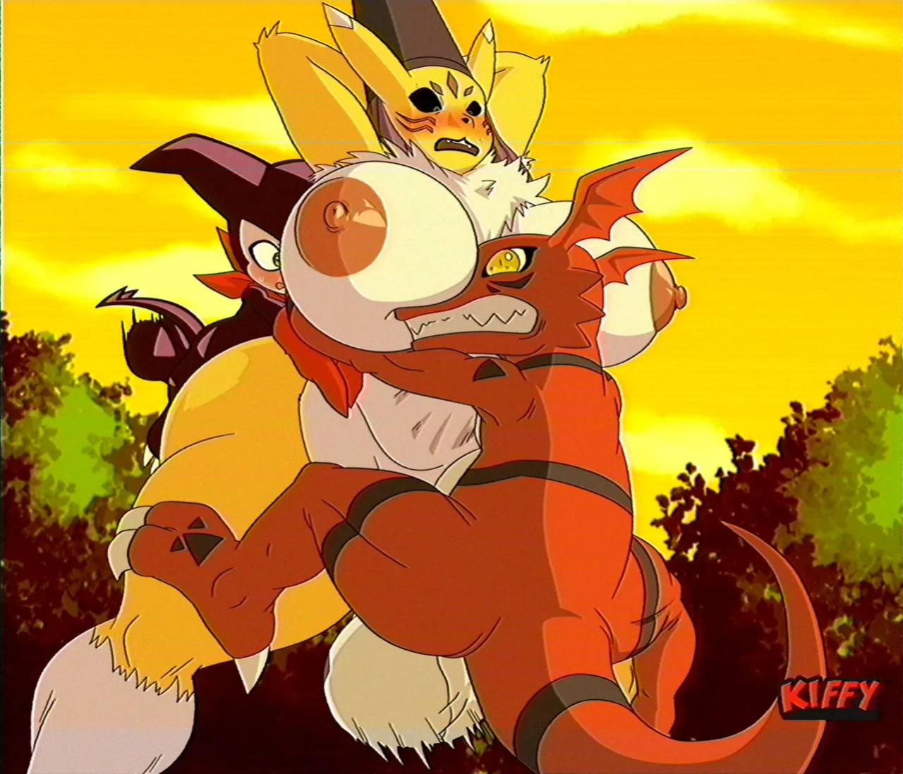 [Kiffy] Taomon and the Gang (Digimon Tamers)