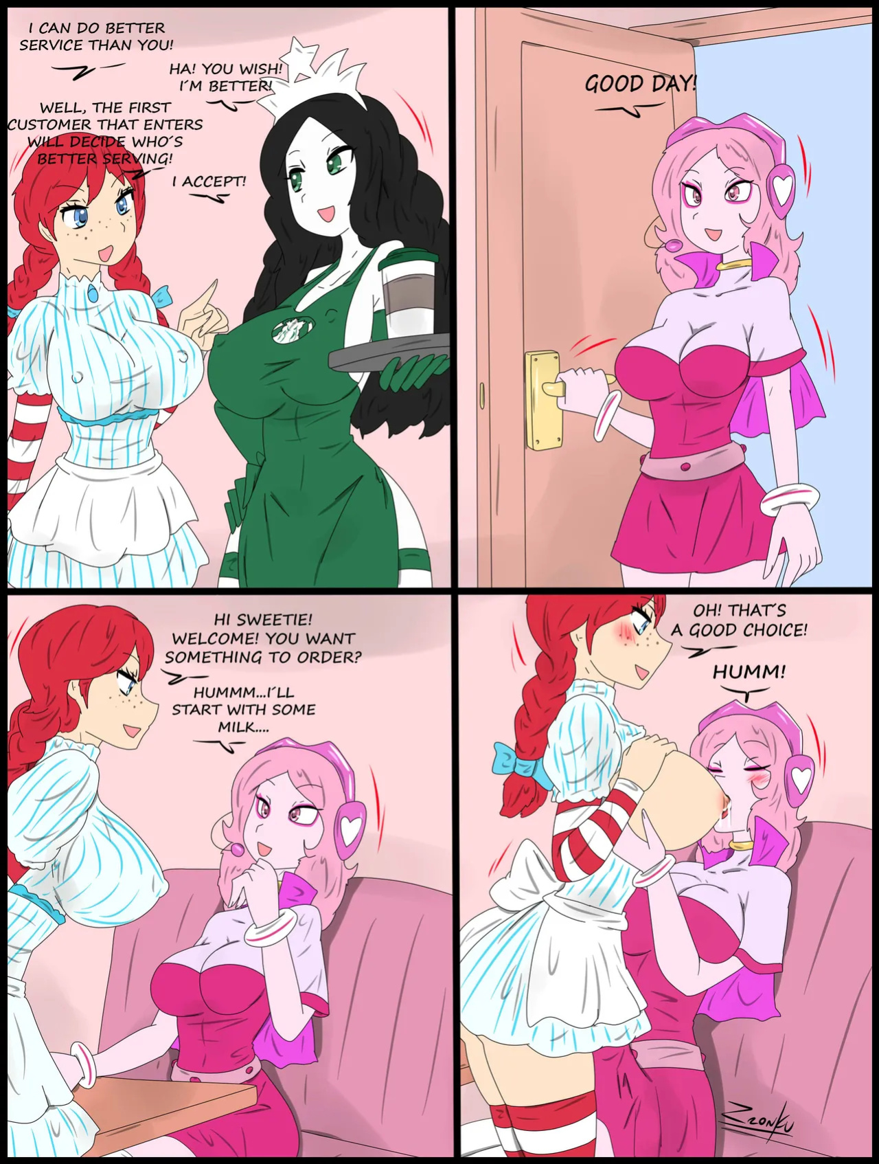 [zronku] Service Fun (Futanari) [english]