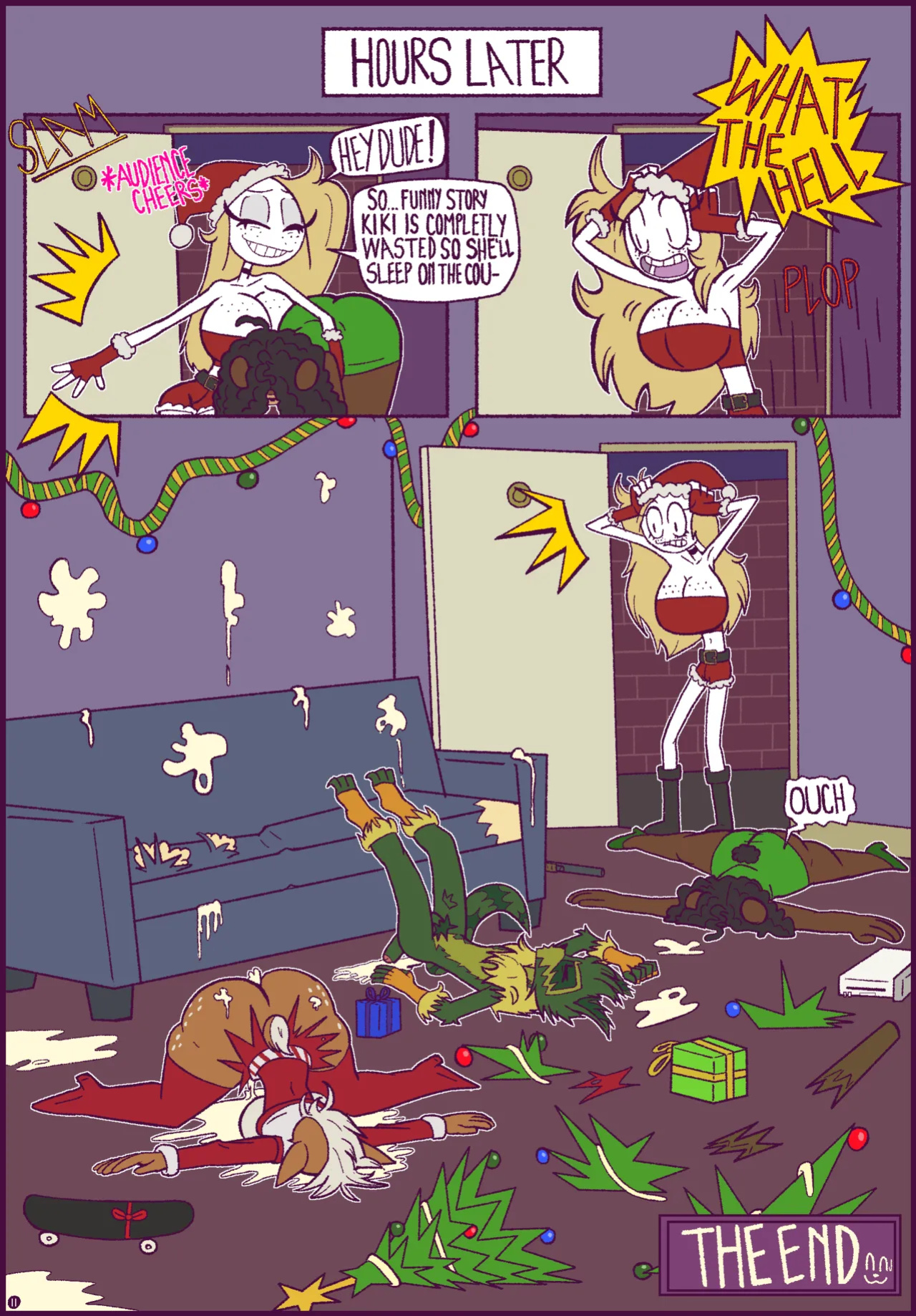 [HoneyMapache] How Fuccoon Fucked Lady Christmas