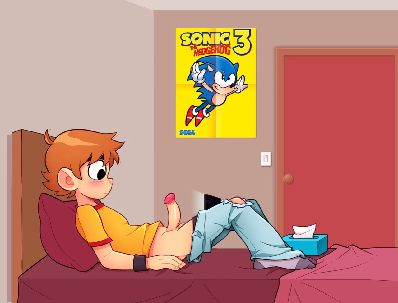 [Enf-Lover] Scott gets caught and has an affair (Scott Pilgrim)