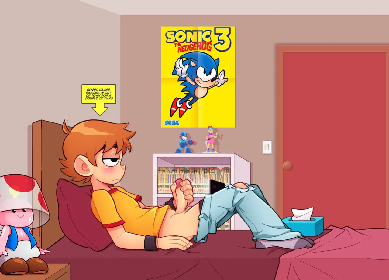 [Enf-Lover] Scott gets caught and has an affair (Scott Pilgrim)