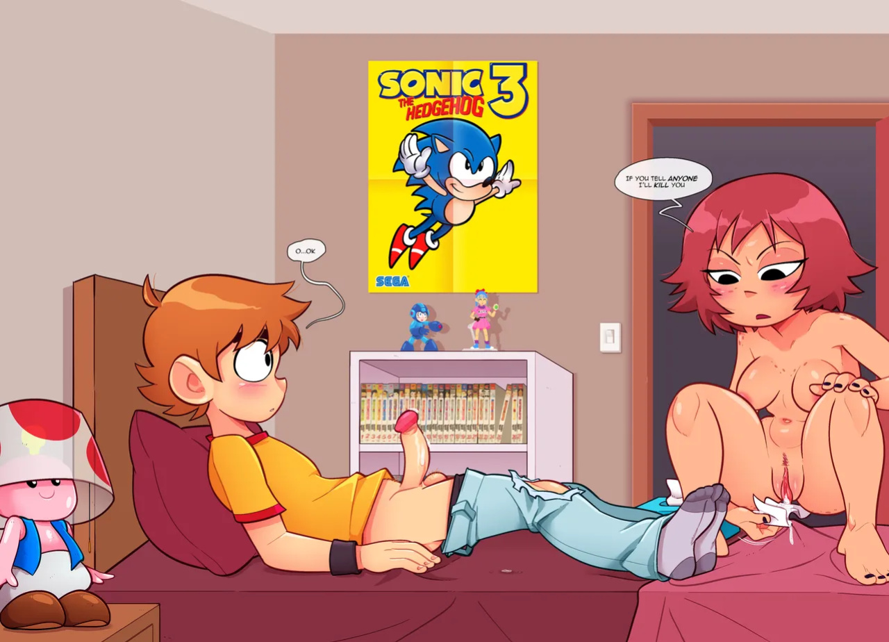 [Enf-Lover] Scott gets caught and has an affair (Scott Pilgrim)