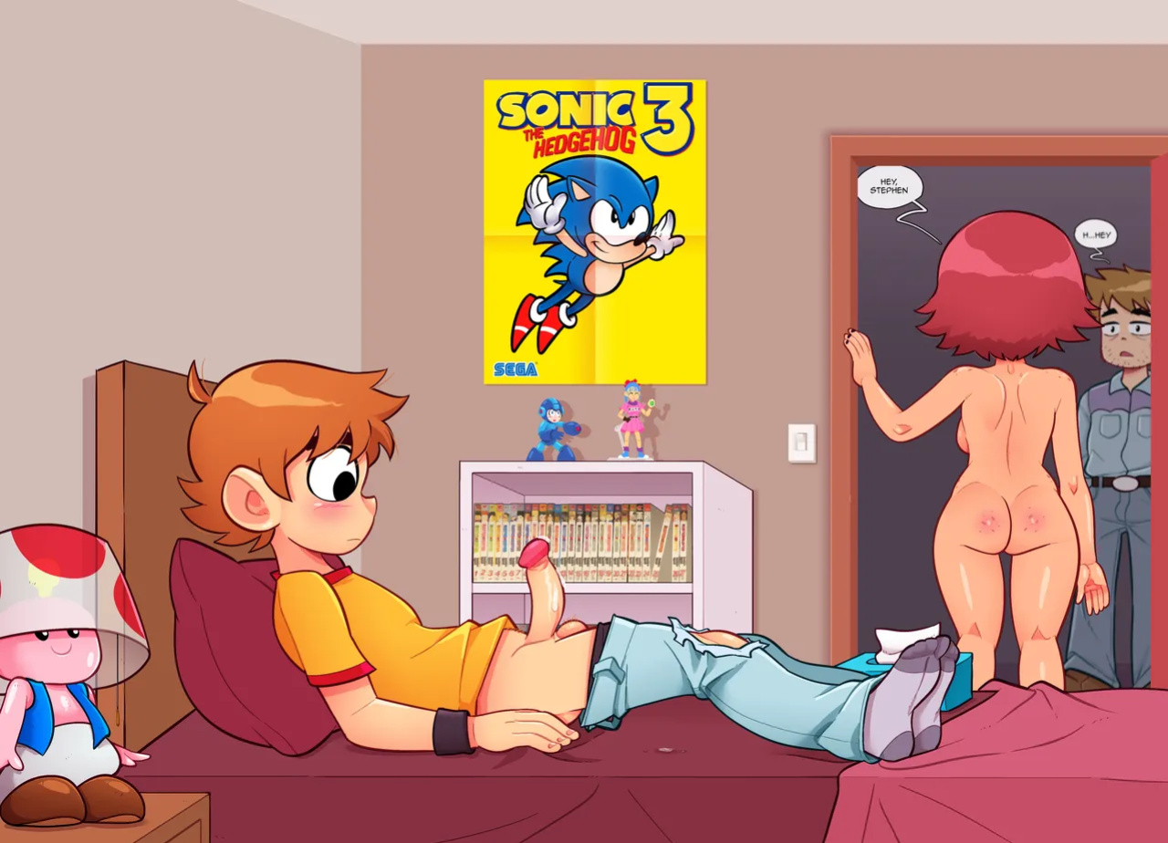 [Enf-Lover] Scott gets caught and has an affair (Scott Pilgrim)