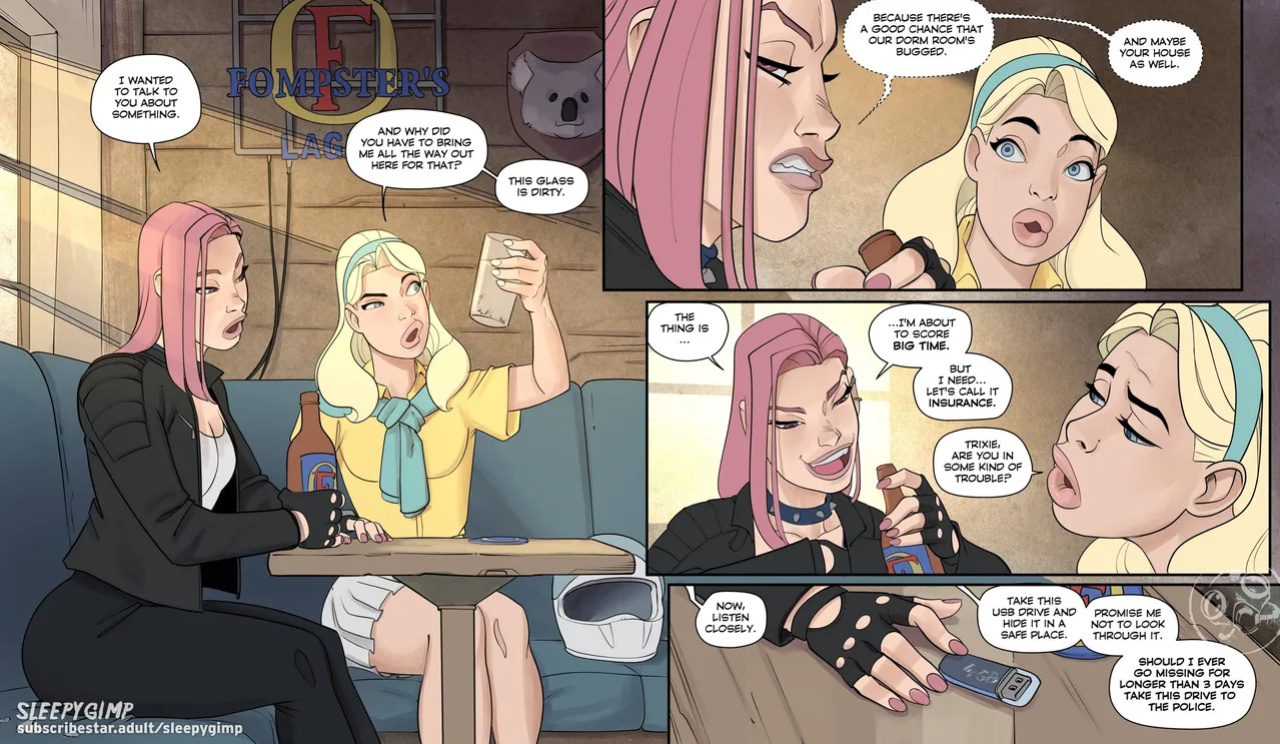 [SleepyGimp] Nancy Templeton in: To Break a Thief — ENG