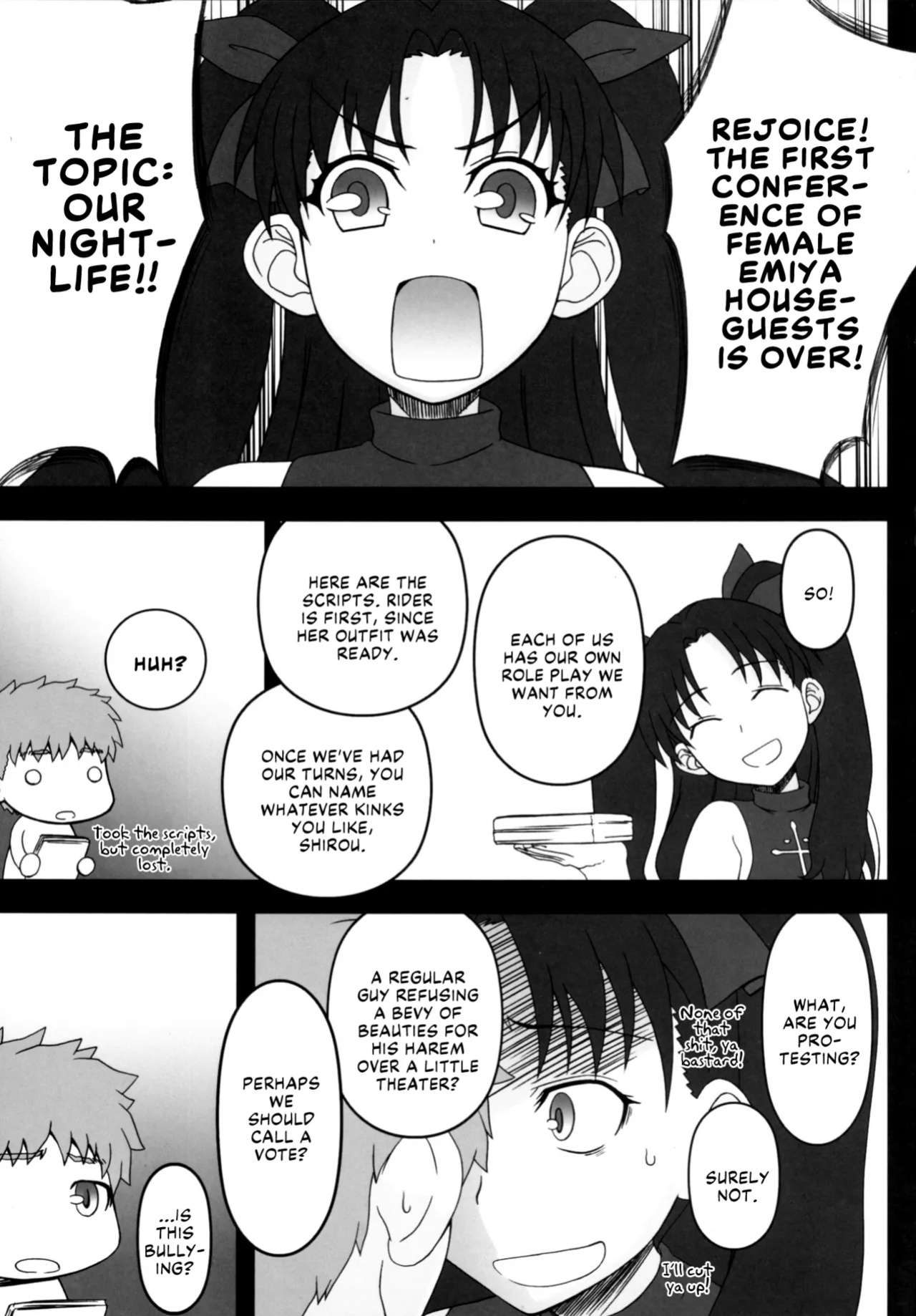 (C88) [Gachinko Shobou (Kobanya Koban)] Rider-san ni Yobai wo Onegai Saremashita. | Rider-san Invited Me Over at Night (Zenpen) (Fate/stay night) [EHCOVE]