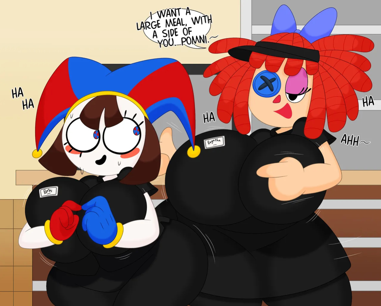 [3BArts] Ragatha x Pomni (The Amazing Digital Circus)