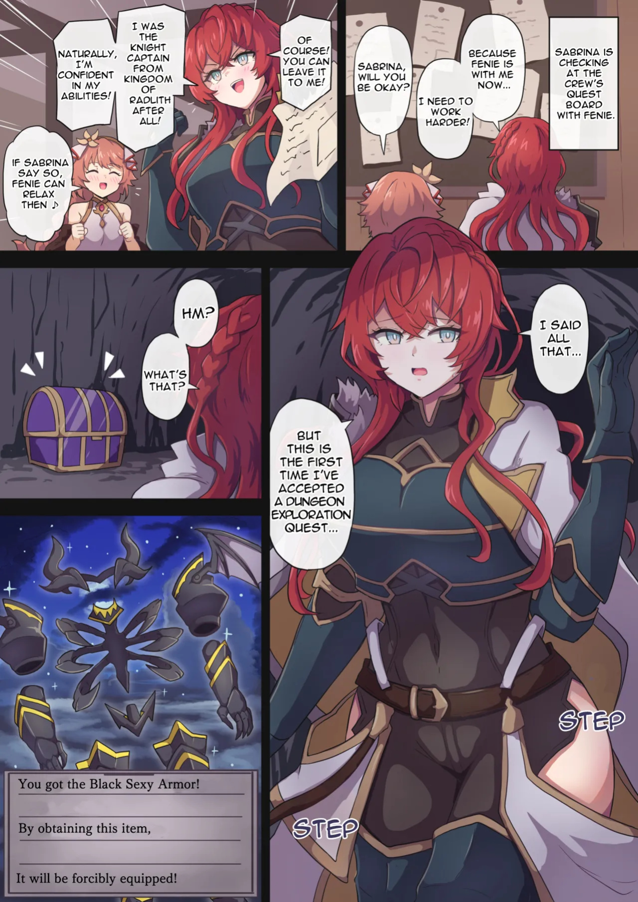 [Nine(KA-9)] Ecchi na Yoroi wo Kyōsei Sōchakusareru Saburina | Sabrina is Forced to Wear Sexy Armor (Granblue Fantasy)