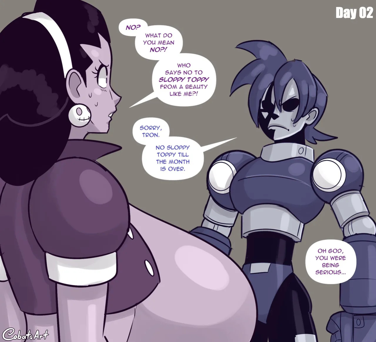 [Cobatsart] Megaman x Tron : No Nut November + Destroy Dunce December (Megaman)