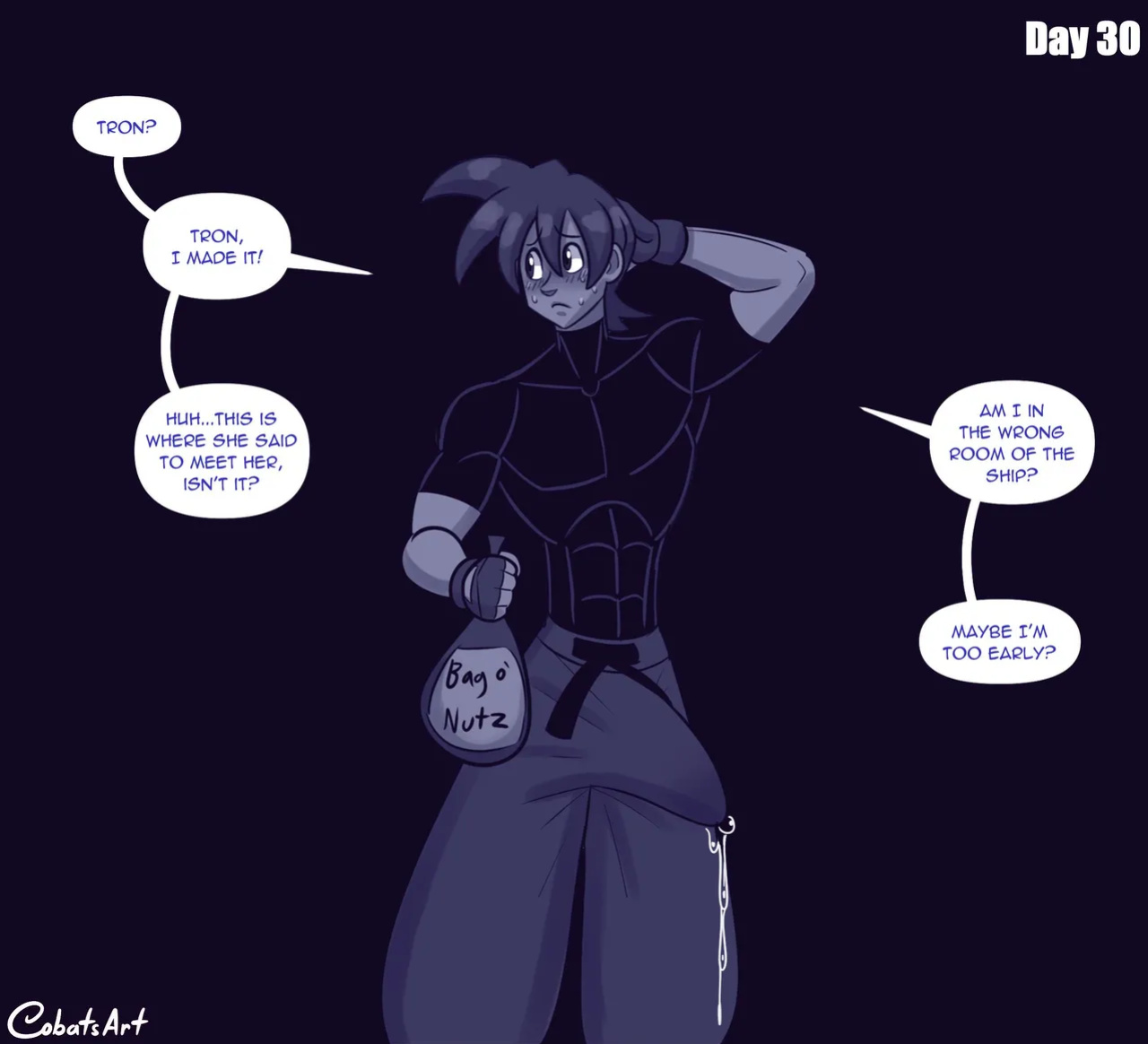 [Cobatsart] Megaman x Tron : No Nut November + Destroy Dunce December (Megaman)
