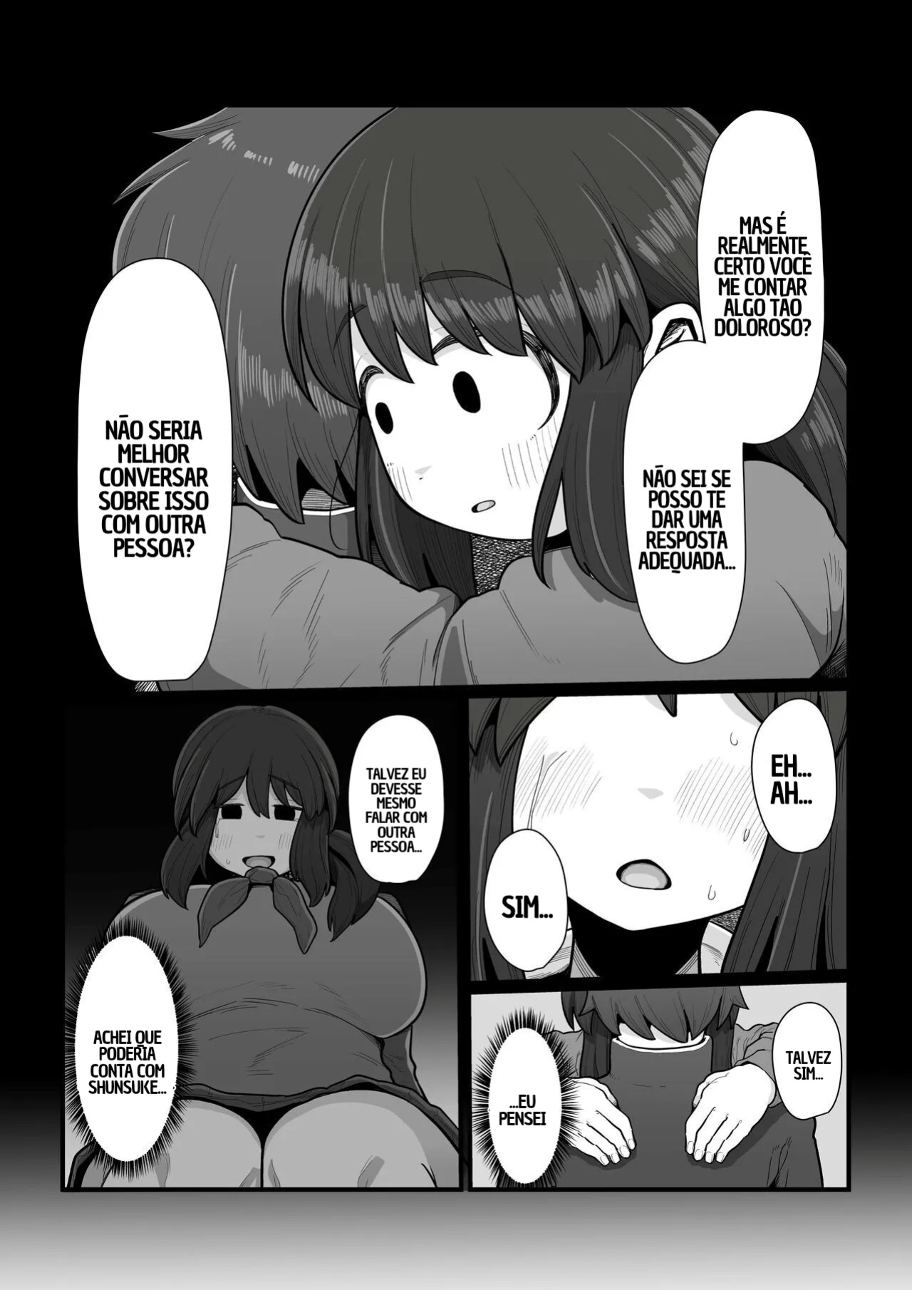 Futanari com um pau enorme