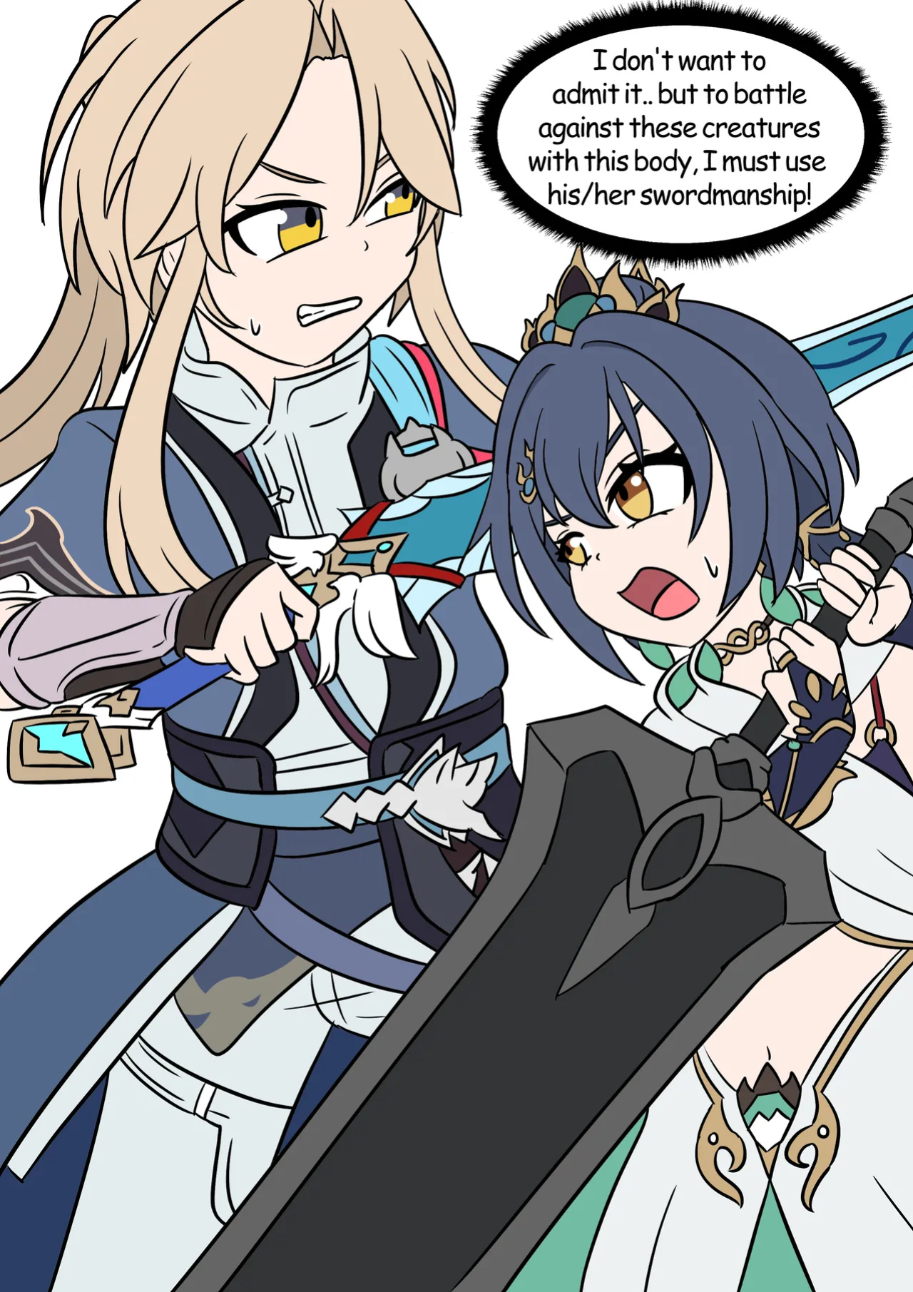 [Vel] Yunli <=> Yanqing (Honkai: Star Rail)