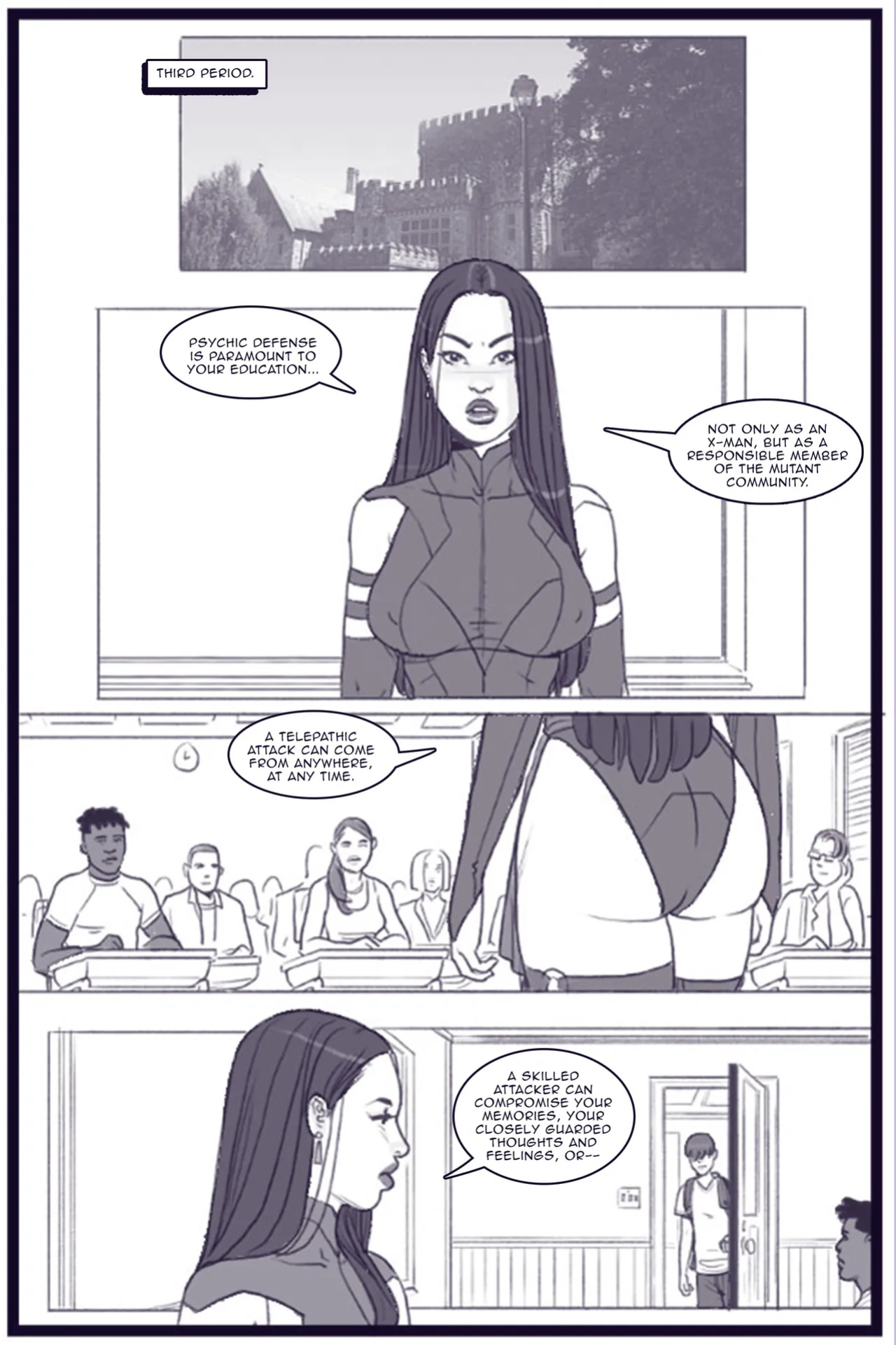X Academy Bimbofied - Psylocke