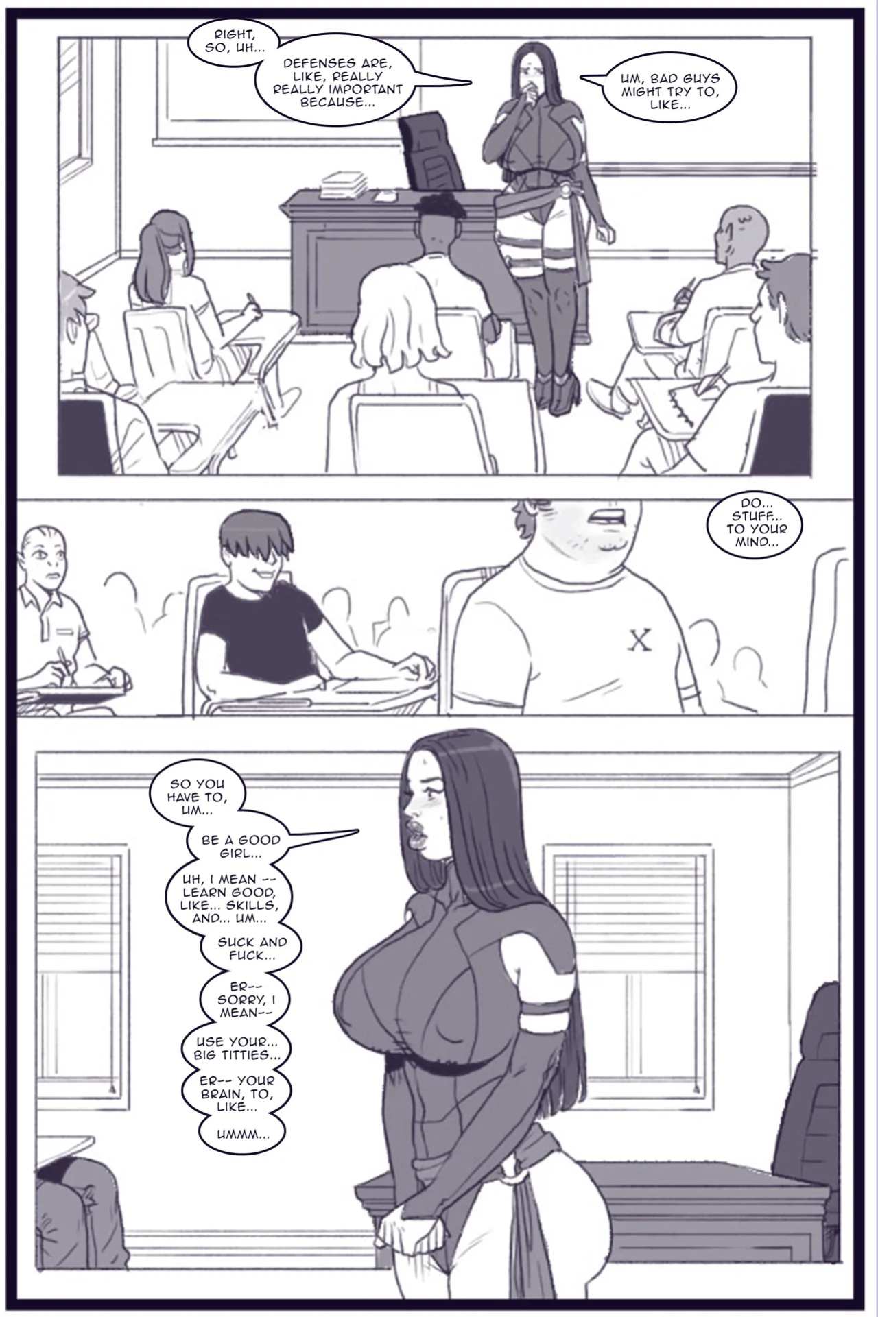 X Academy Bimbofied - Psylocke