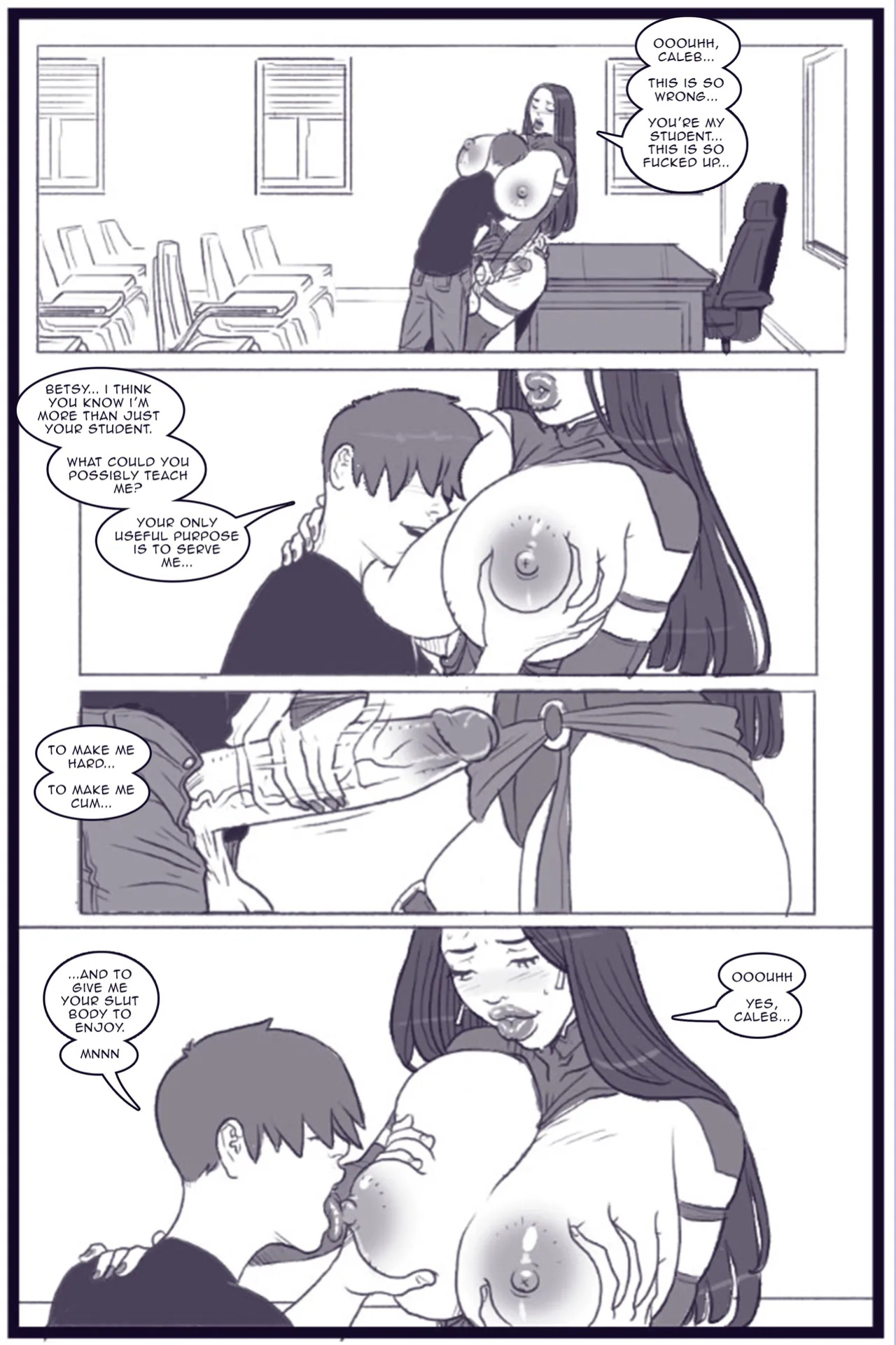 X Academy Bimbofied - Psylocke