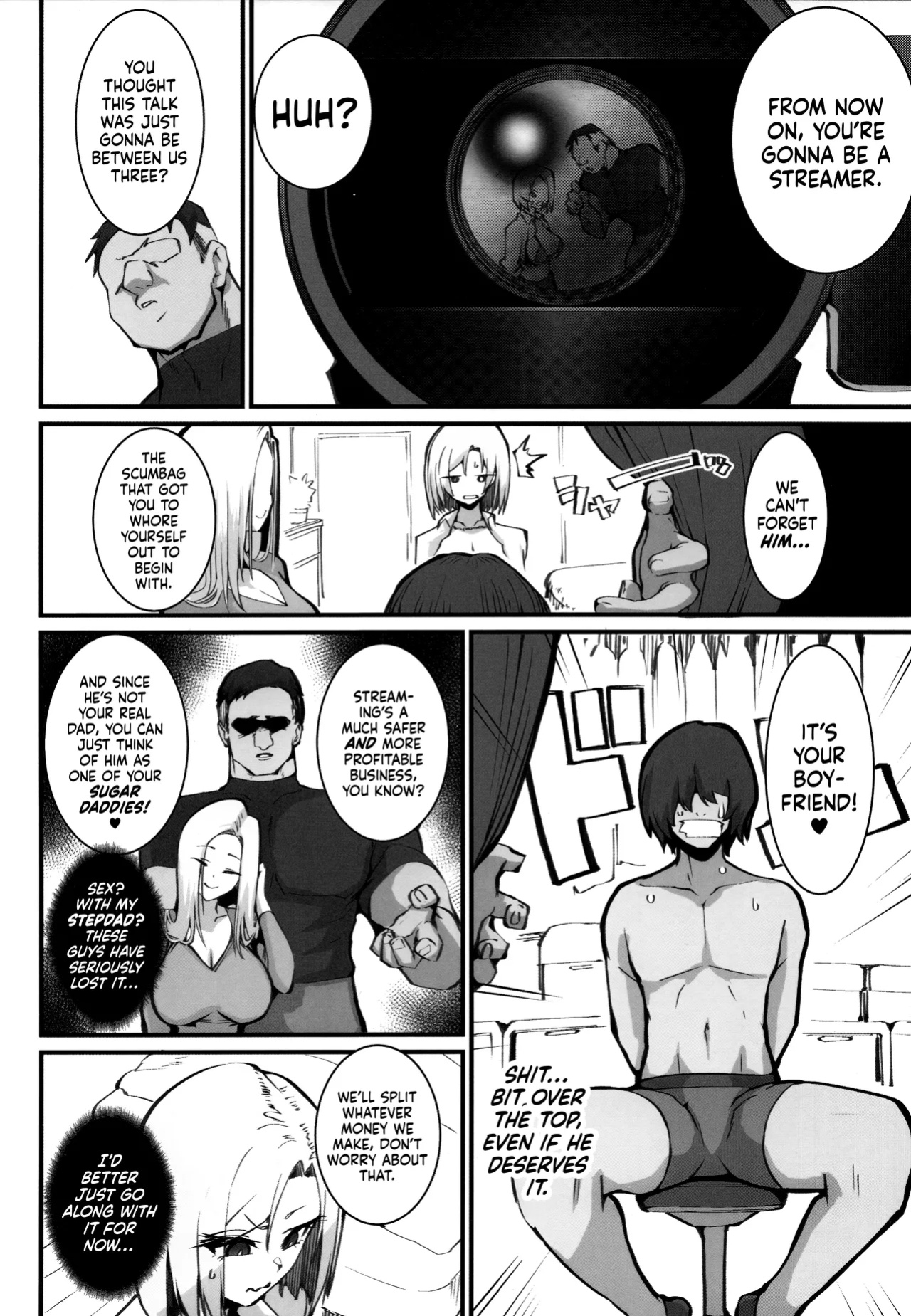 (C105) [Armadillo (Renji, Daiji)] Gal Oyako no Egui Kasegikata | Gyaru mother-daughter family business [head empty]