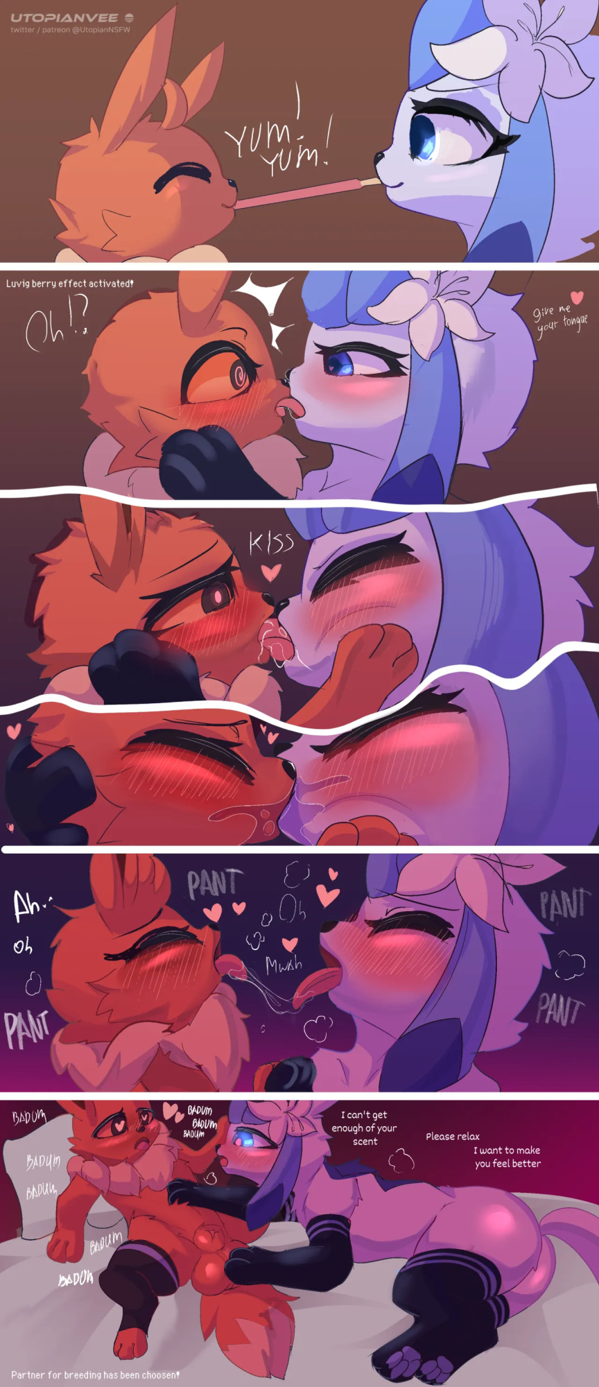 [UtopianVee] Glaceon in Love