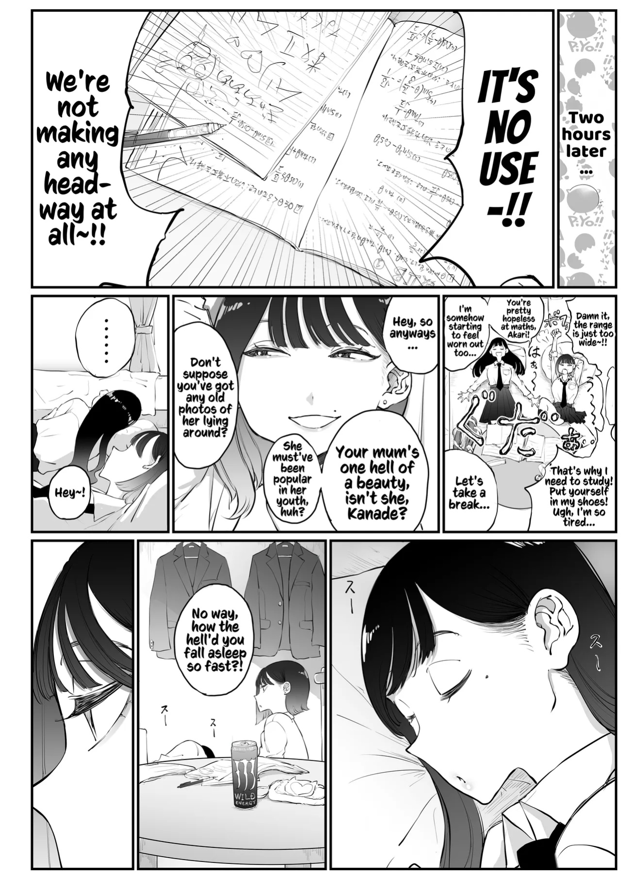 [Sky Dogma (Pandacorya)] Bijin Tsuma, Ichinose Shiori 37 wa, Musume no Yuujin ni Idakareteiru | Beautiful Wife Shiori Ichinose (37) Is Getting Banged By Her Daughter's Female Friend [Kusanuu]
