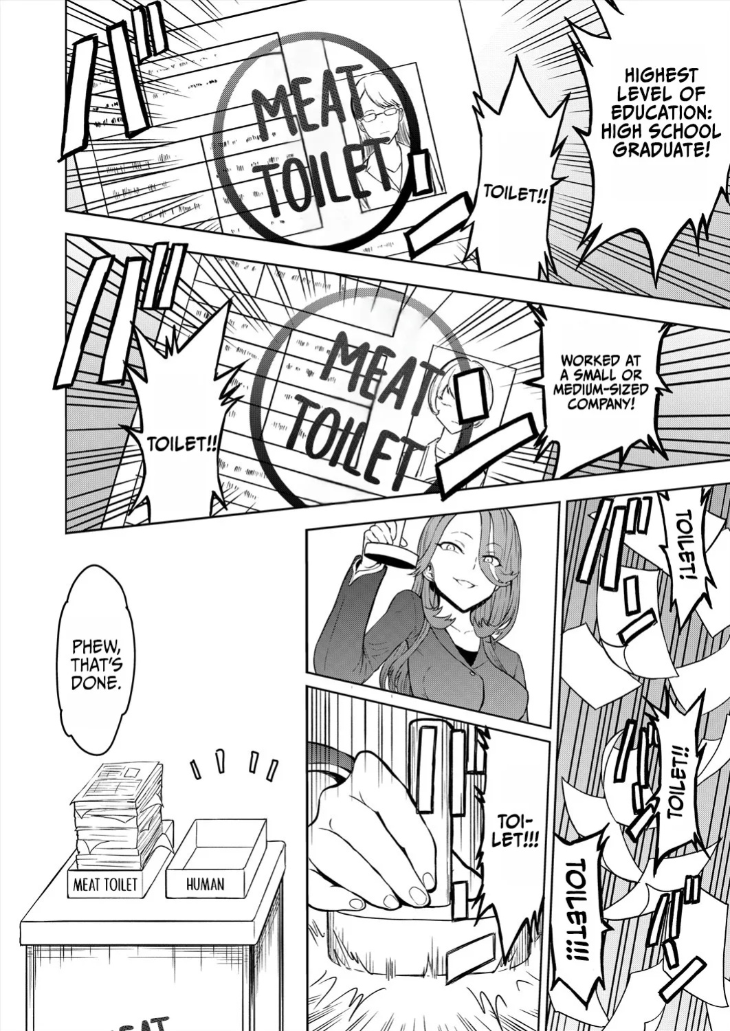 [Hakaba] Nikubenki Hou | The Meat Toilet Ordinance (COMIC Mugen Tensei 2024-05) [DKKMD Translations]