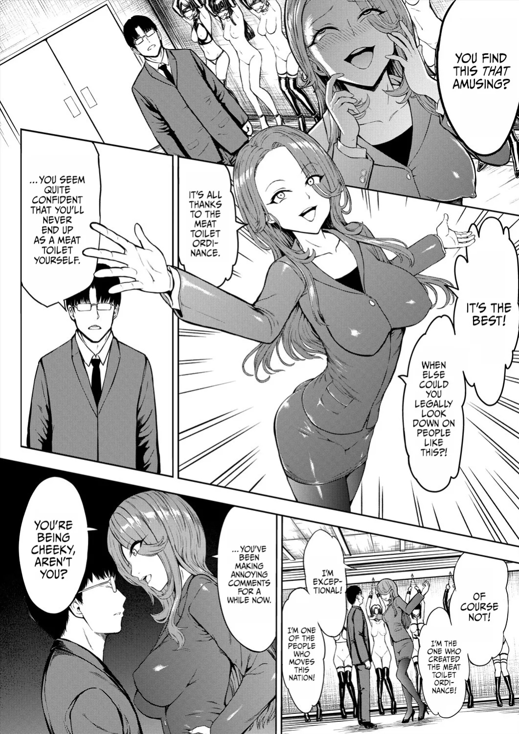[Hakaba] Nikubenki Hou | The Meat Toilet Ordinance (COMIC Mugen Tensei 2024-05) [DKKMD Translations]