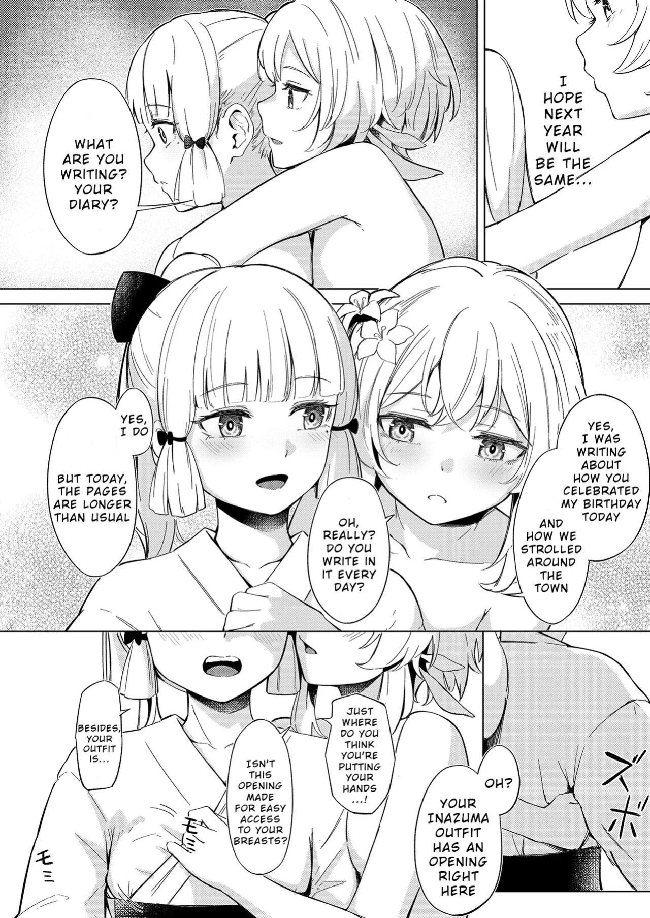 [Funiai-ice (Funiai Riko)] Shirasagi Nikki ~Shirayuri no Himegimi~ (Genshin Impact)