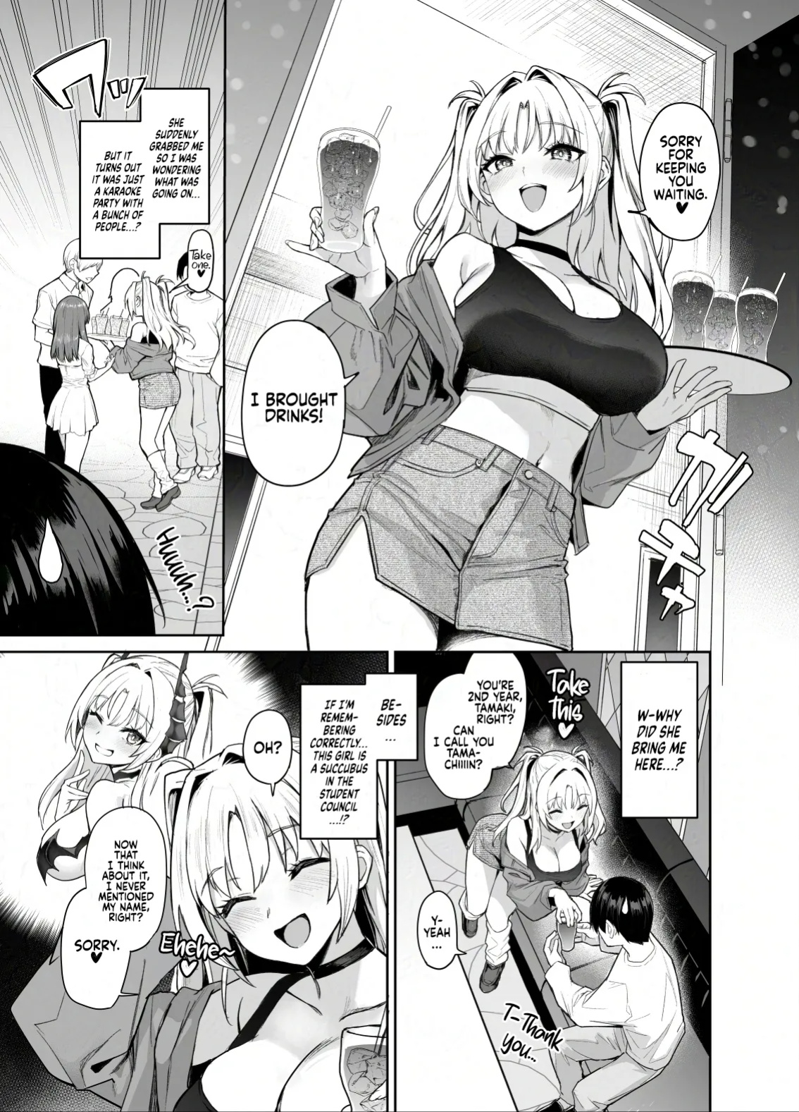 [Anmitsuyomogitei (Michiking)] Succubus Seitokai Shiko Shiko Shikkoubu 2 NOA ver. | Succubus Student Council Milking Club 2 Version NOA [Coffedrug]