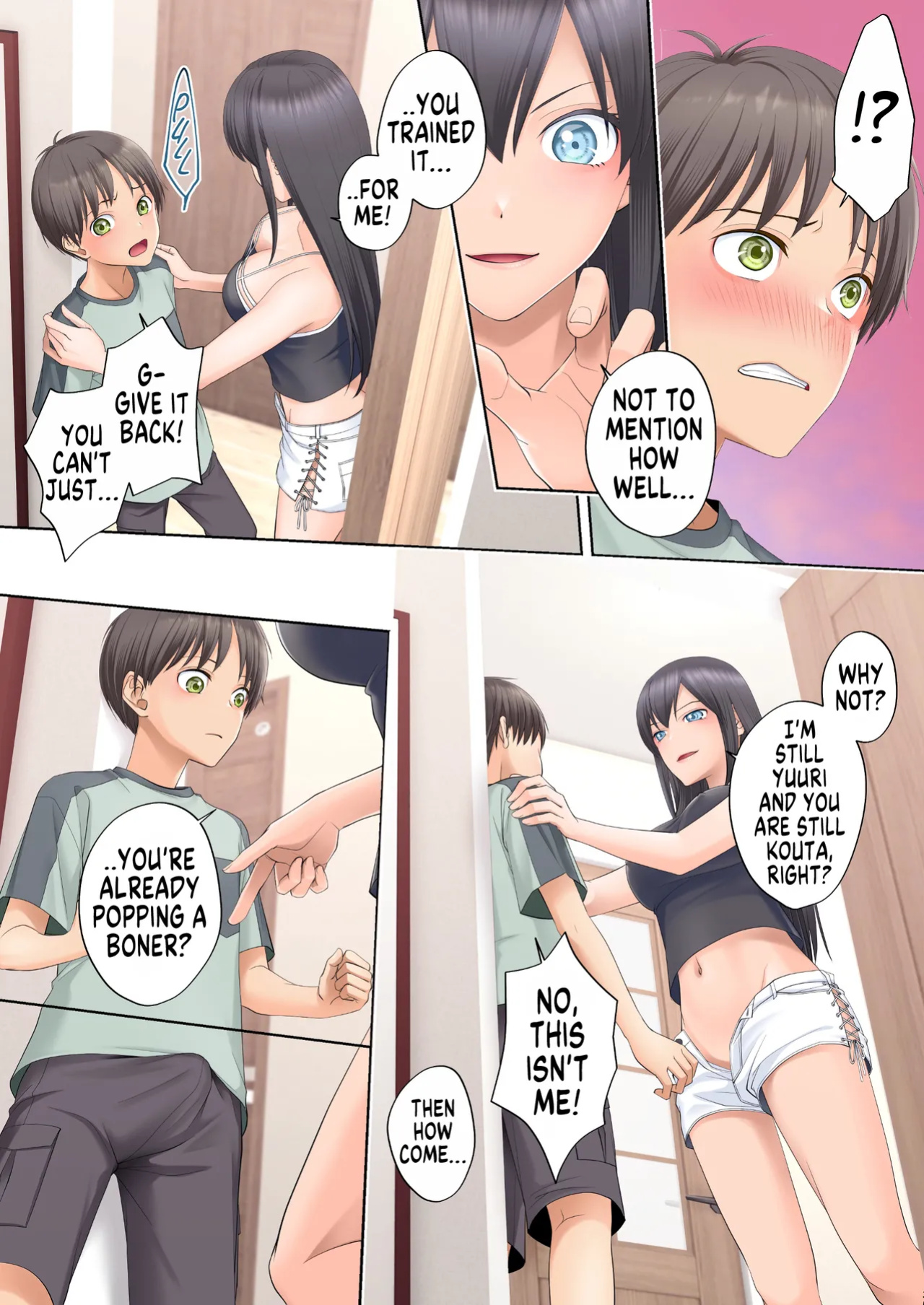 [Hairu Nukemichi (Siina Yuuki)] Boku Swap Ane ~Akogare no Onee-chan to Karada o Irekaerareteshimatta Boku~ | How I Switched Bodies With My Dear Onee-chan [GTF]