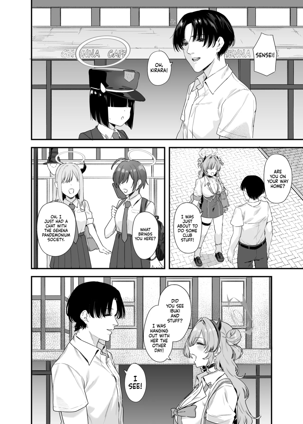 [12-banme no Seki (Agape)] Yozakura ni Ochite ー Falling for Kirara (Blue Archive) [head empty]