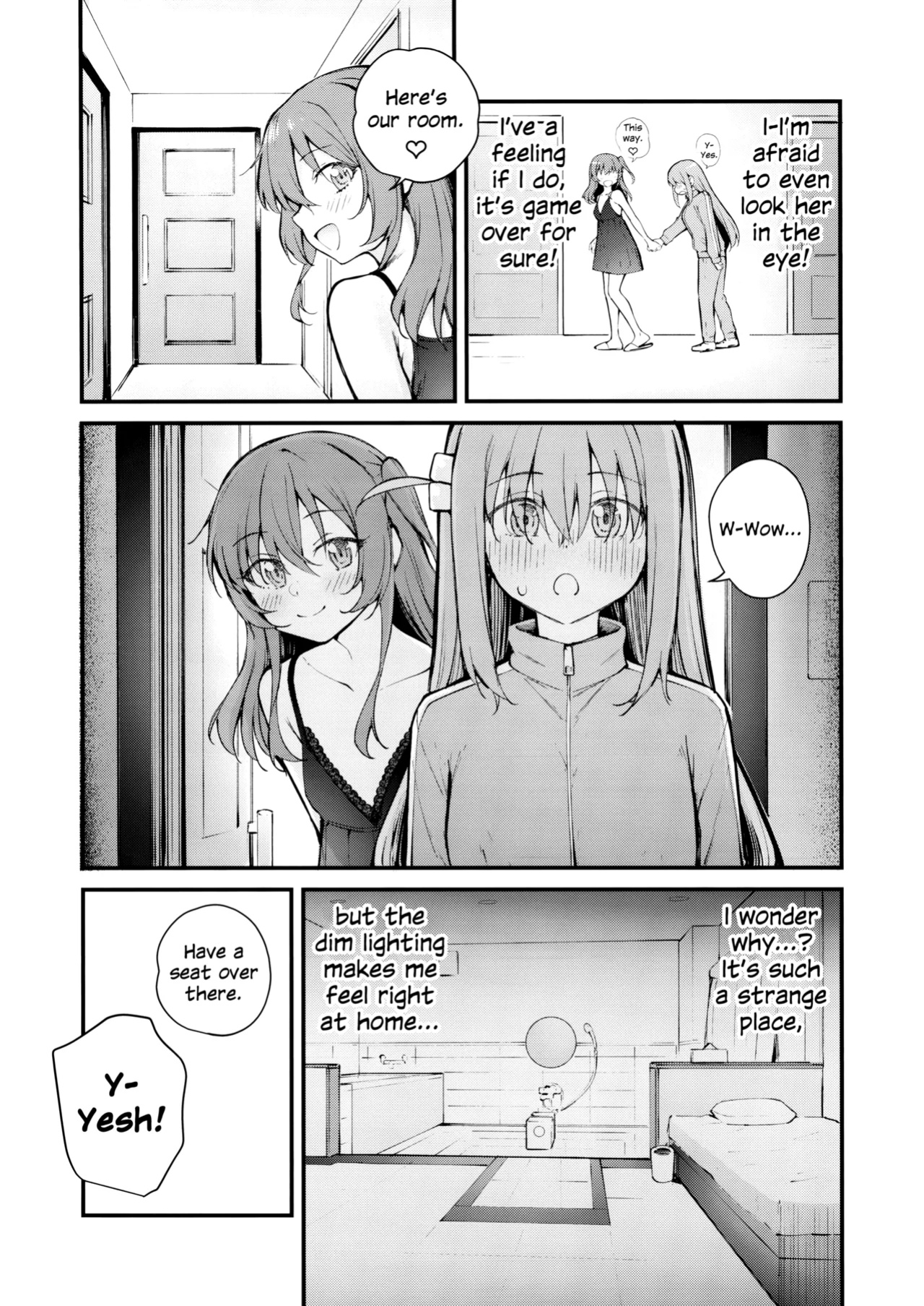 (Kessoku Rock! 10) [Kitaku Jikan (Kitaku)] Meguriai Tokyo ~Les Fuuzoku e Iku.~ | Tokyo Encounter: Visiting a Lesbian Brothel (Bocchi the Rock!)