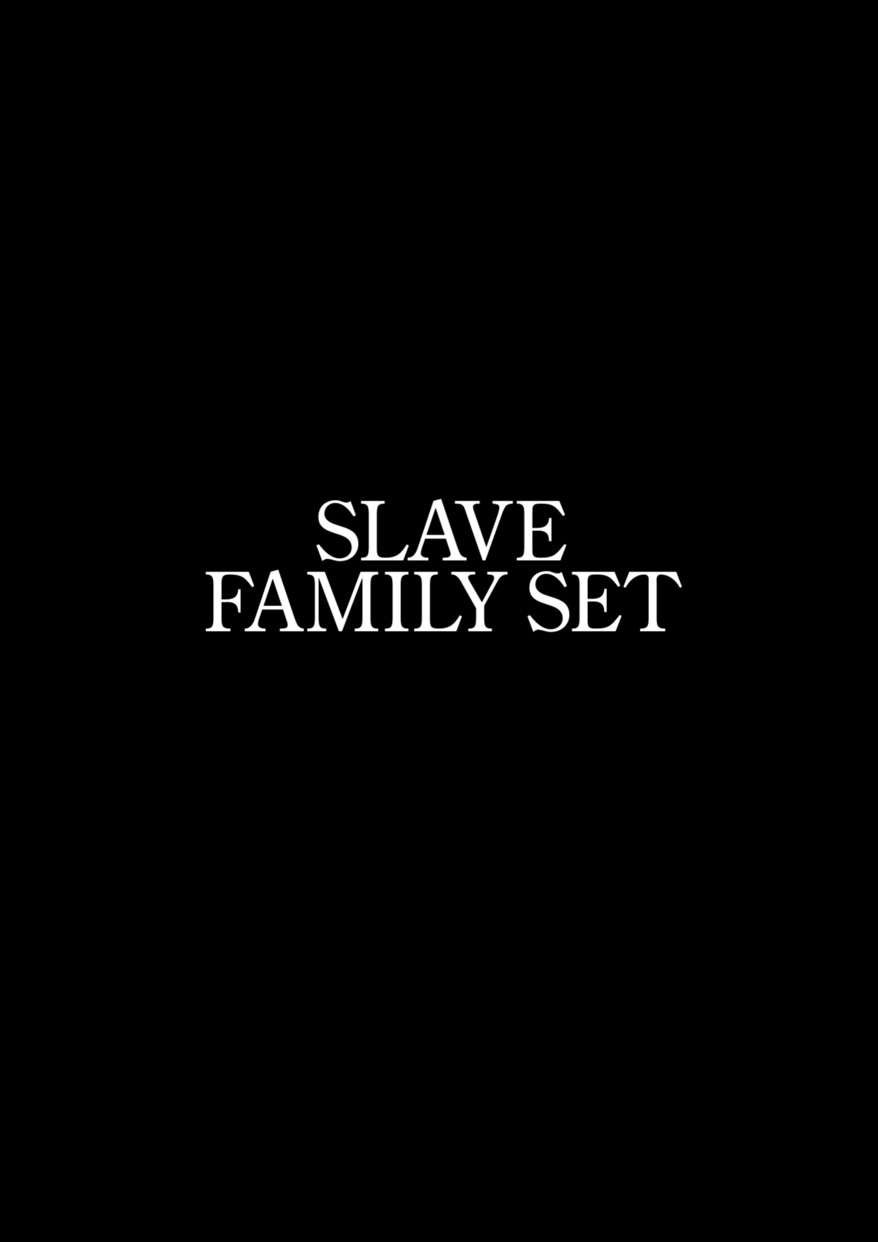 [Erenisch] Family Slave Set