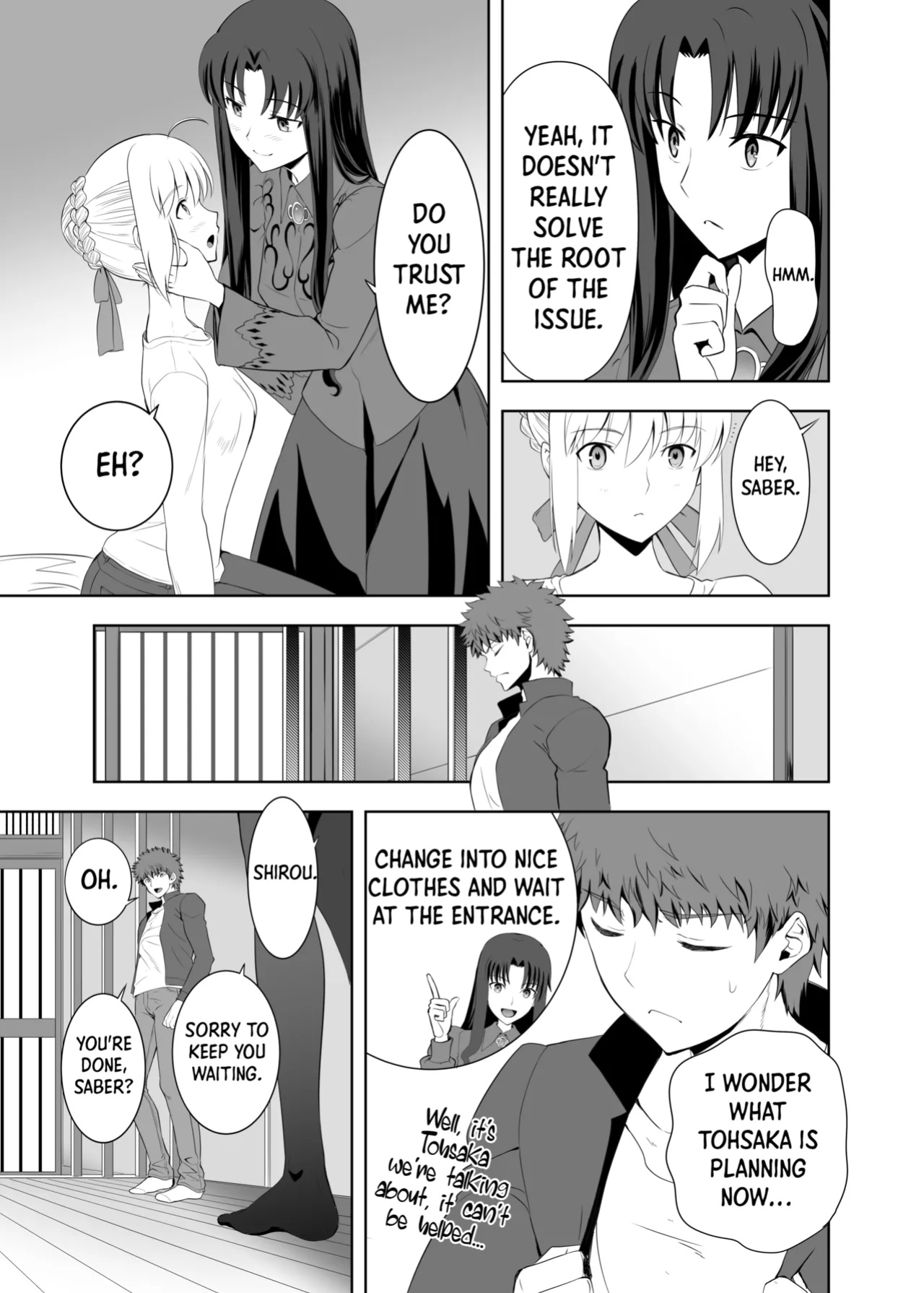 [CRAZY CLOVER CLUB (Kuroha Nue)] SABER COMPLEX 2 (Fate/stay night) [Shiro Translation]