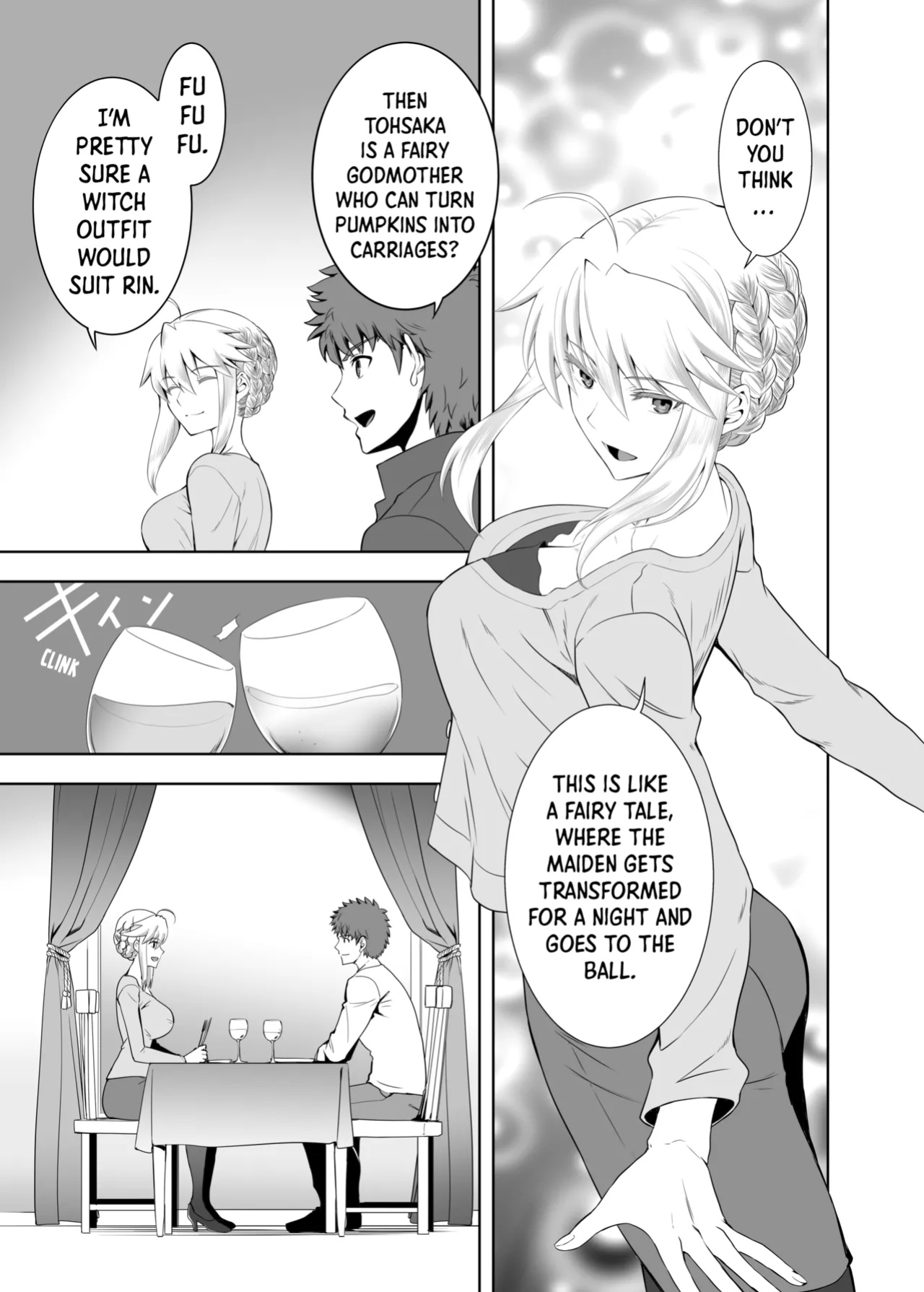[CRAZY CLOVER CLUB (Kuroha Nue)] SABER COMPLEX 2 (Fate/stay night) [Shiro Translation]
