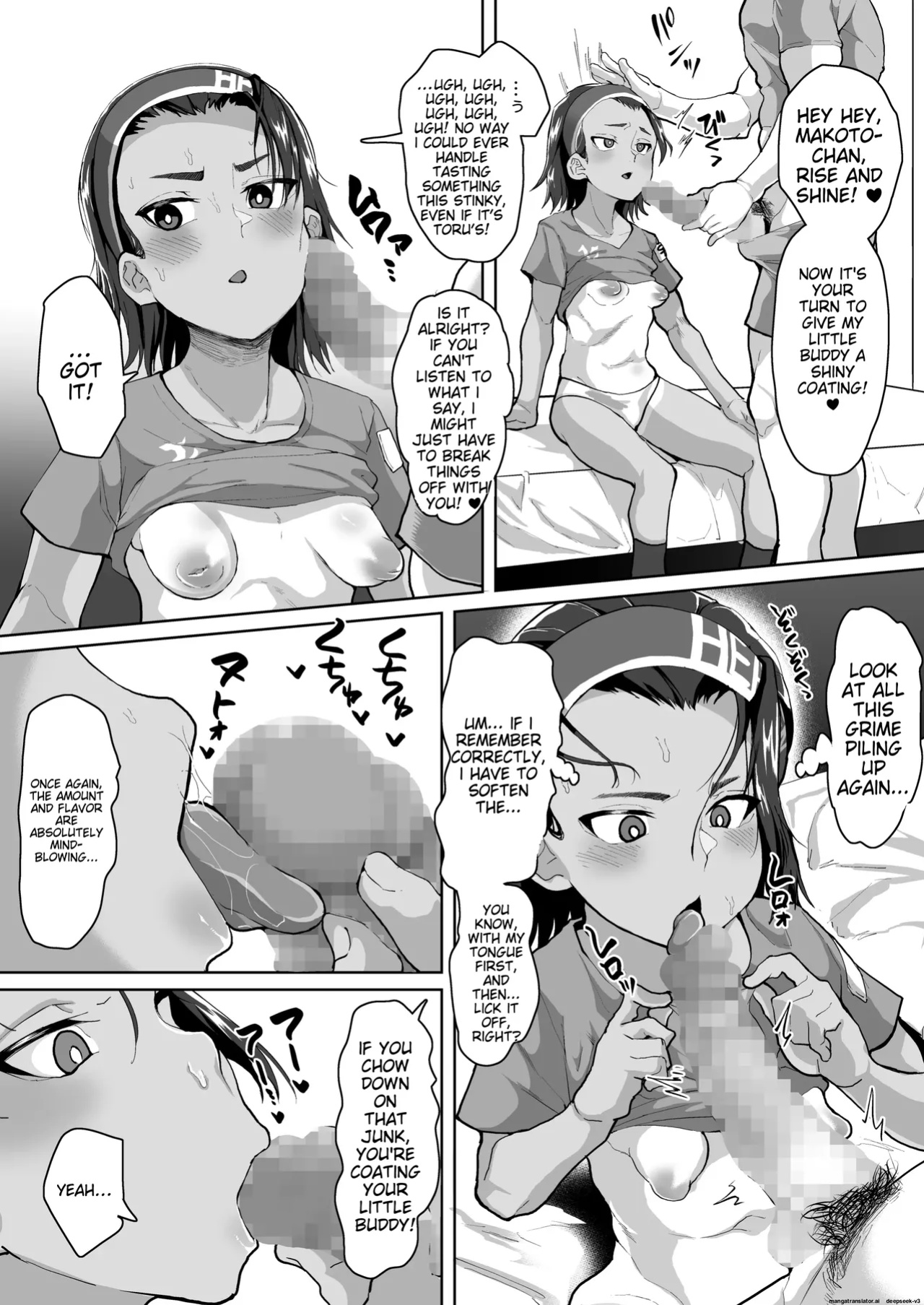 A story about a cute junior high school girl being hypnotized and trained to have sex(sayryu)